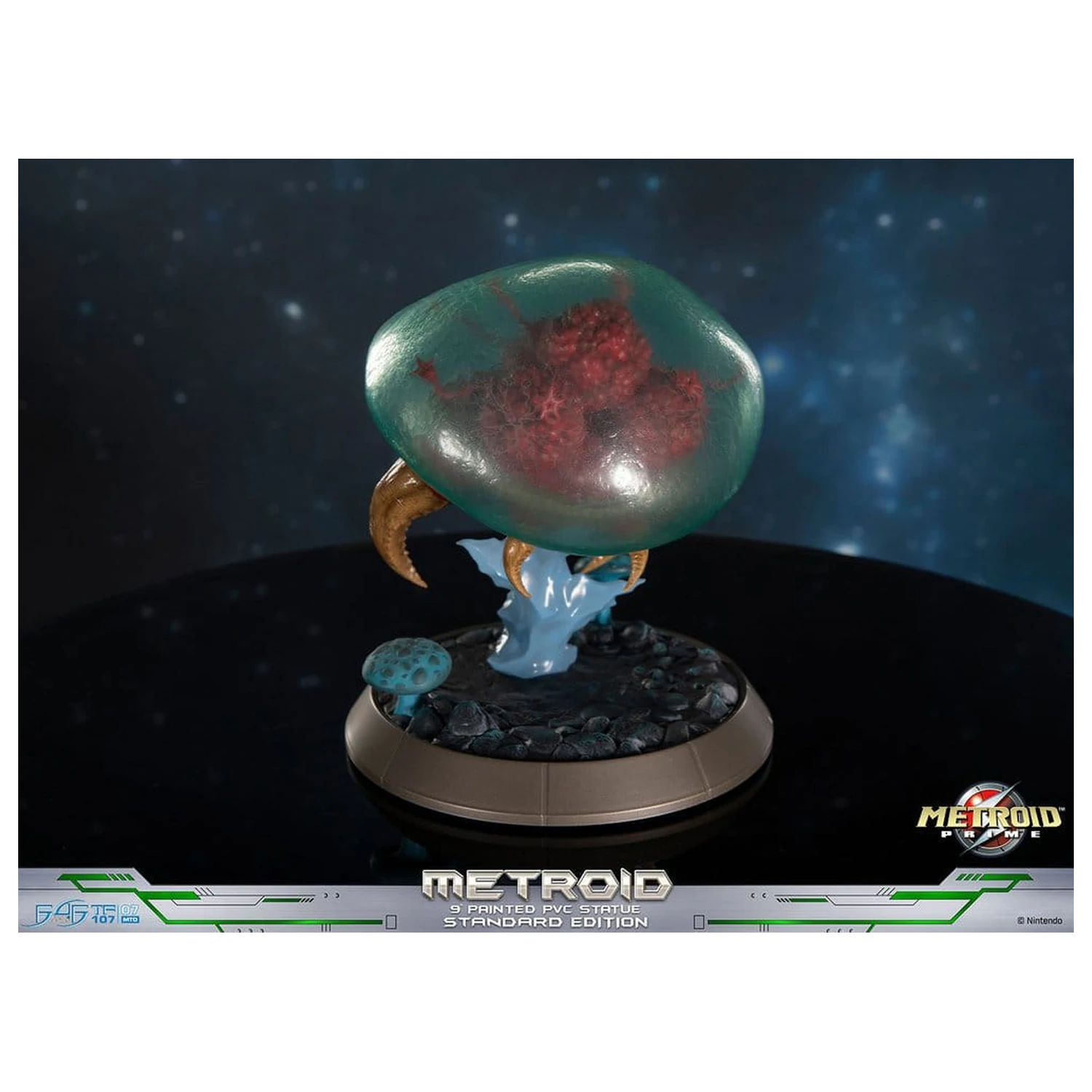 Metroid Prime PVC figura Metroid (Standard) (Glow in the Dark) 21 cm fotografija proizvoda