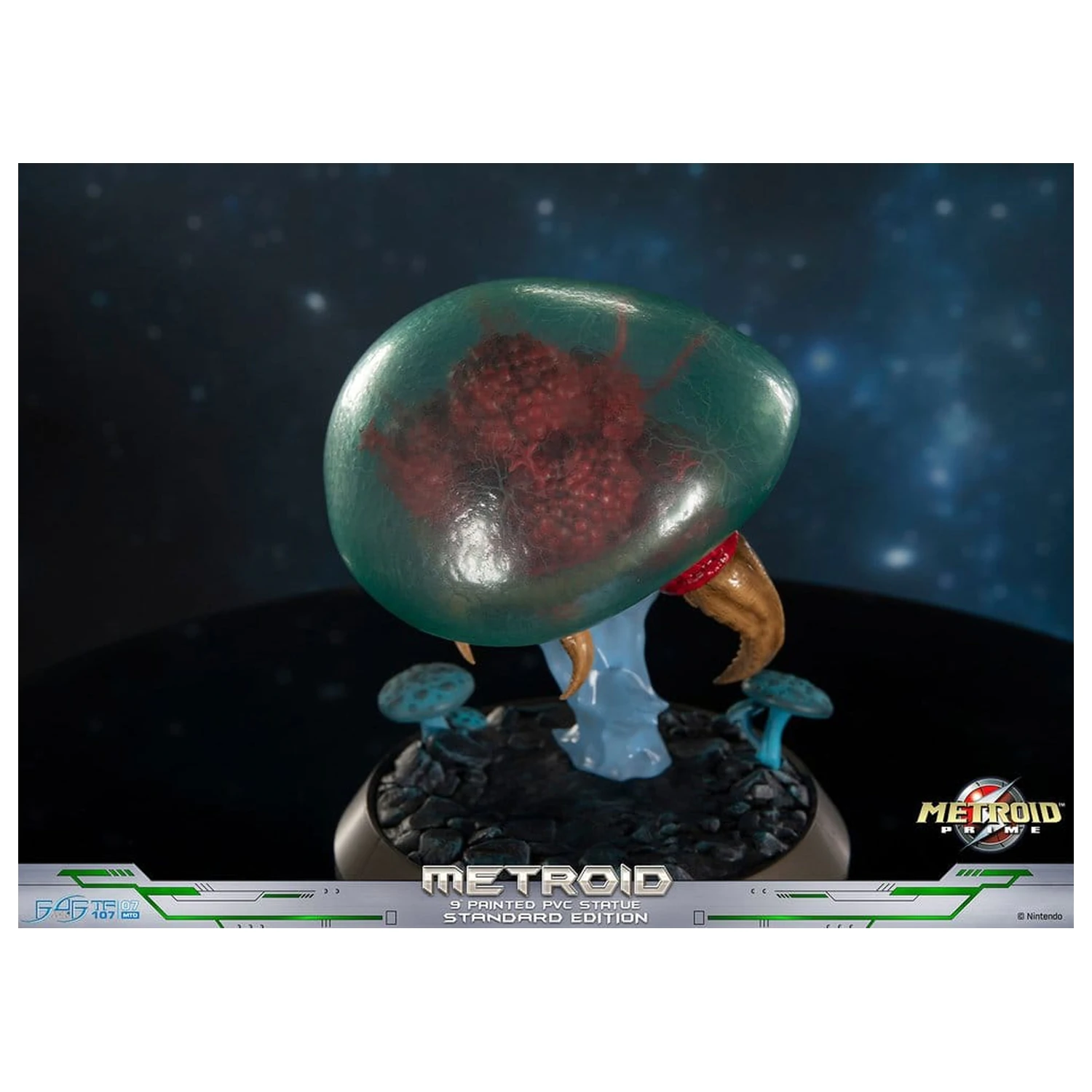 Metroid Prime PVC figura Metroid (Standard) (Glow in the Dark) 21 cm fotografija proizvoda