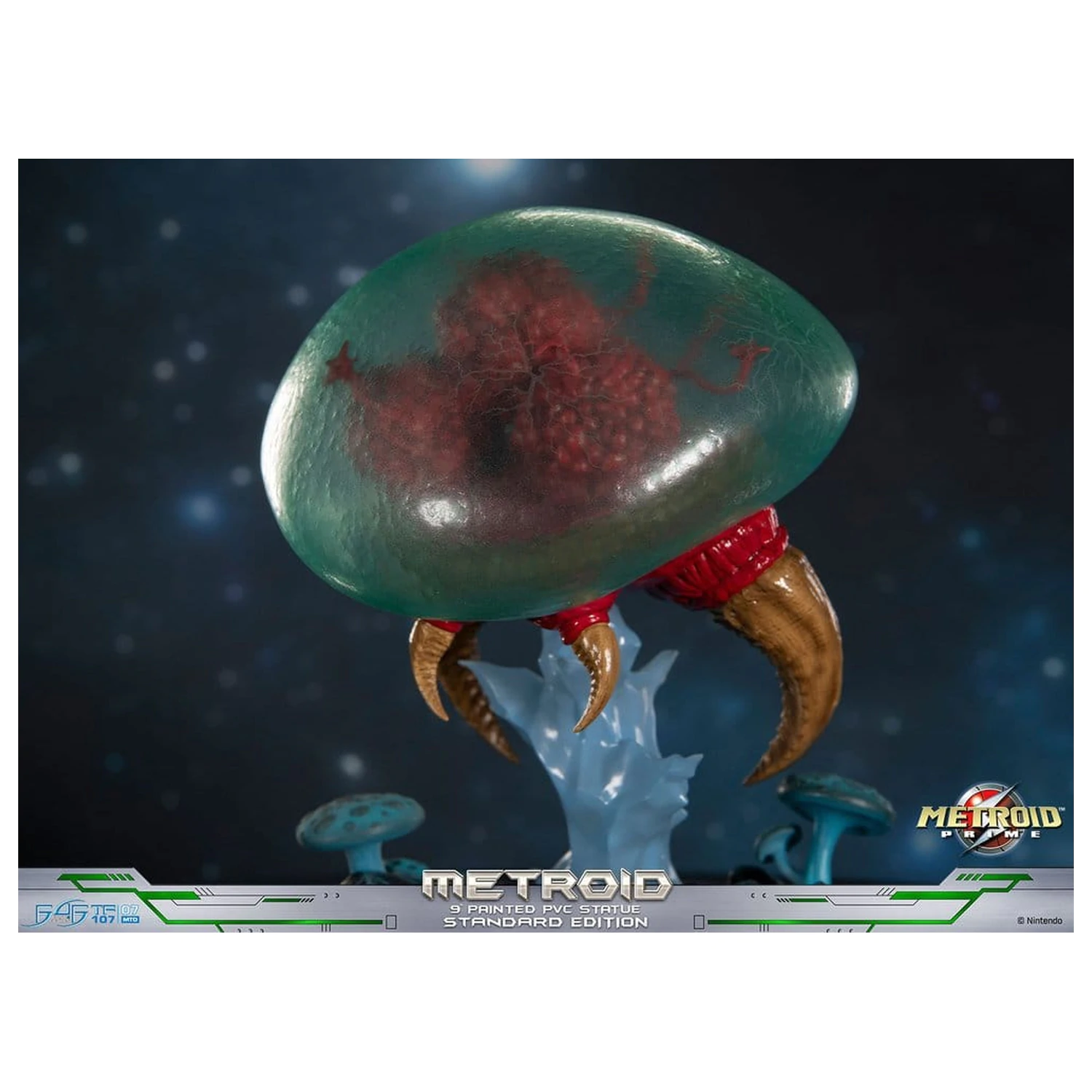 Metroid Prime PVC figura Metroid (Standard) (Glow in the Dark) 21 cm fotografija proizvoda