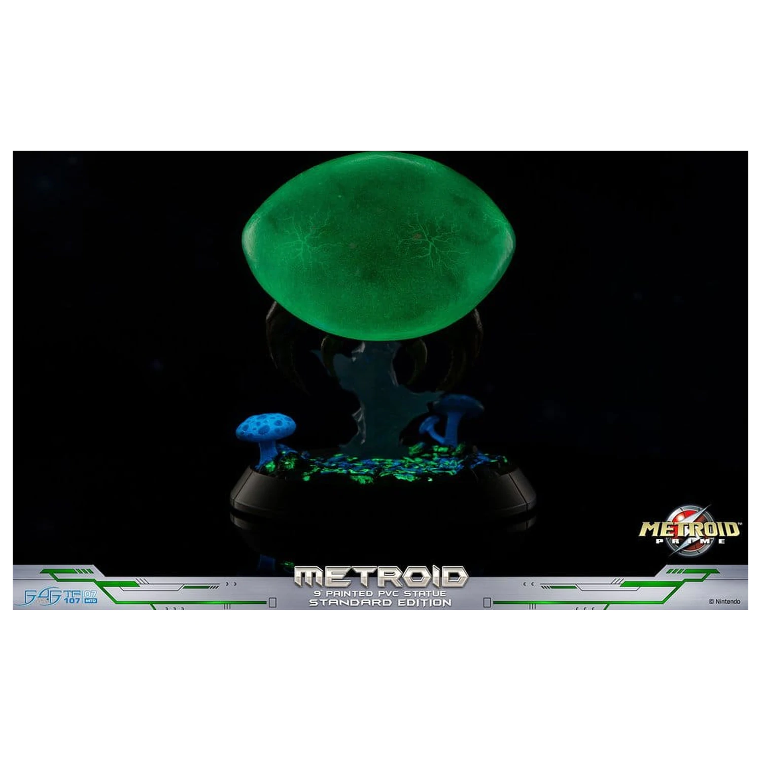 Metroid Prime PVC figura Metroid (Standard) (Glow in the Dark) 21 cm fotografija proizvoda