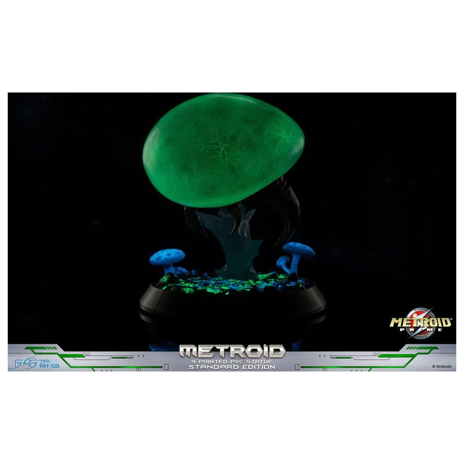 Metroid Prime PVC figura Metroid (Standard) (Glow in the Dark) 21 cm fotografija proizvoda