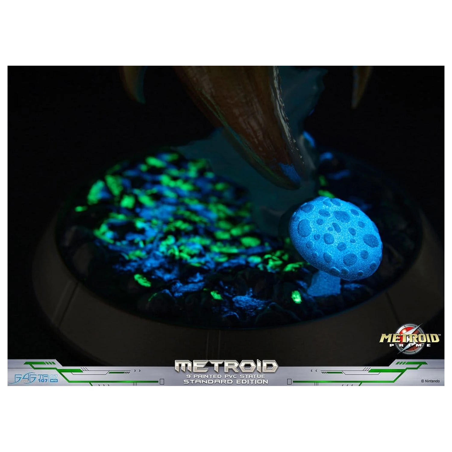 Metroid Prime PVC figura Metroid (Standard) (Glow in the Dark) 21 cm fotografija proizvoda