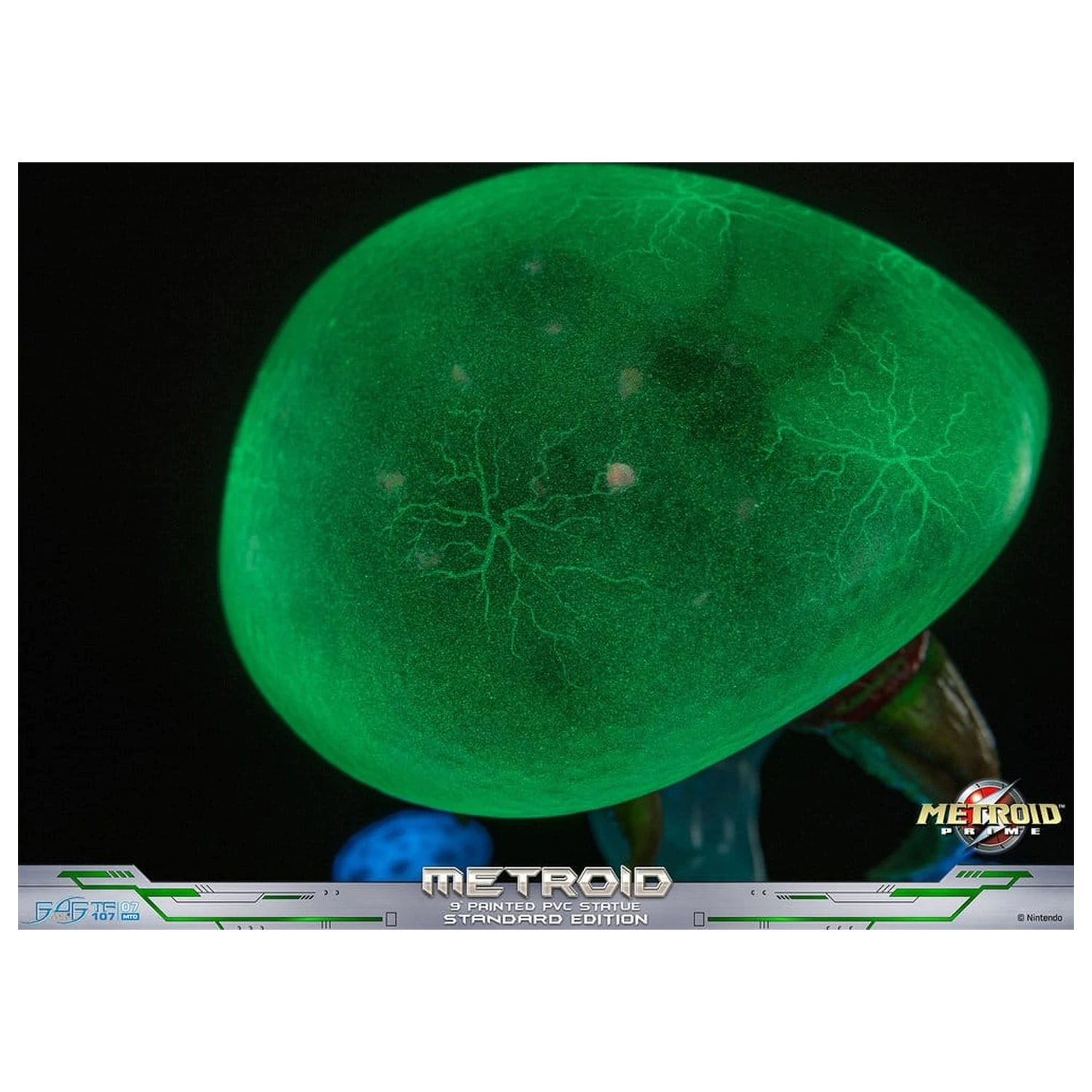 Metroid Prime PVC figura Metroid (Standard) (Glow in the Dark) 21 cm fotografija proizvoda