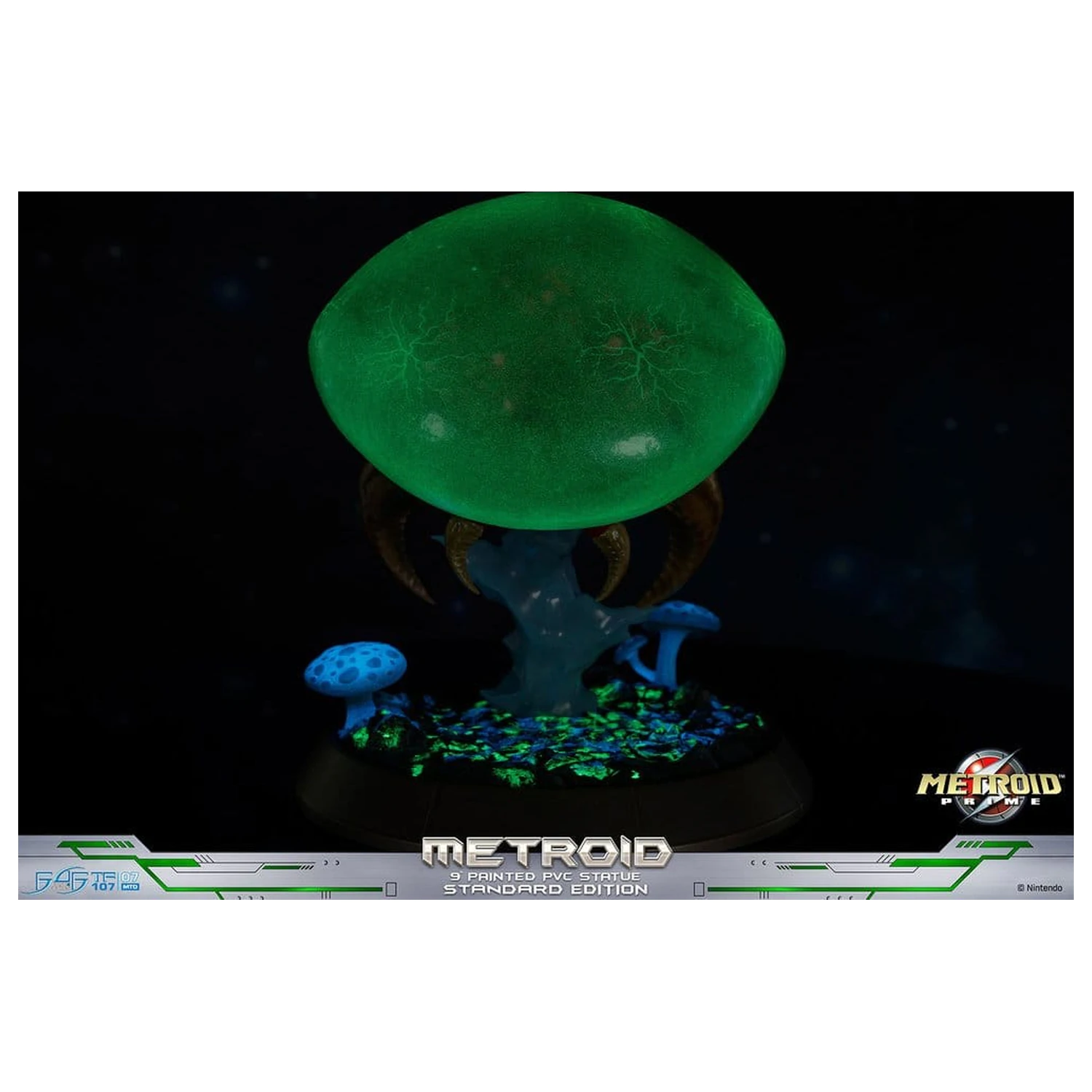 Metroid Prime PVC figura Metroid (Standard) (Glow in the Dark) 21 cm fotografija proizvoda
