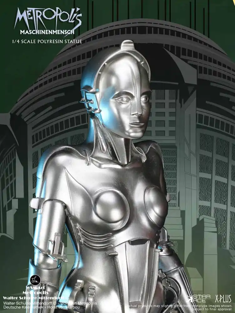 Metropolis Kip 1/4 Maschinenmensch Silver 40 cm fotografija proizvoda