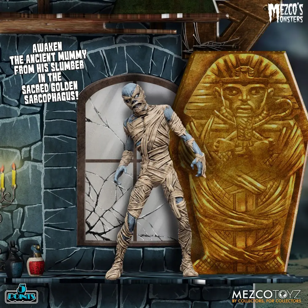 Mezco's Monsters 5 Points akcijske figure Tower of Fear Deluxe Set 9 cm fotografija proizvoda