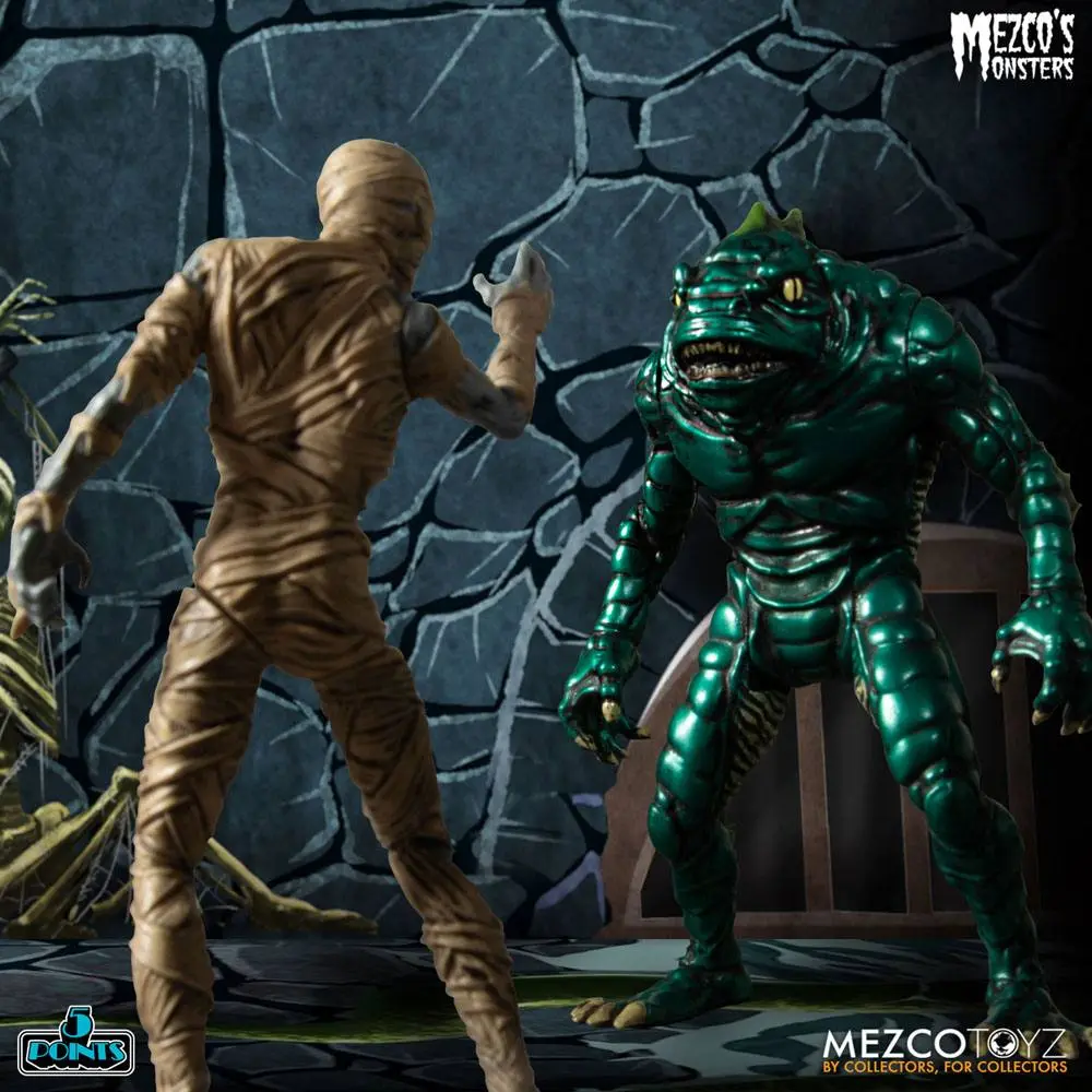 Mezco's Monsters 5 Points akcijske figure Tower of Fear Deluxe Set 9 cm fotografija proizvoda