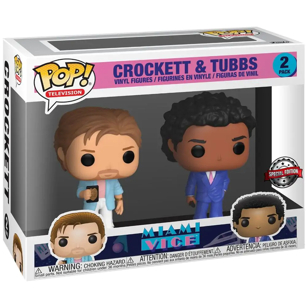 Miami Vice POP! Vinilne Figure 2-Pack Crockett & Tubbs 9 cm fotografija proizvoda