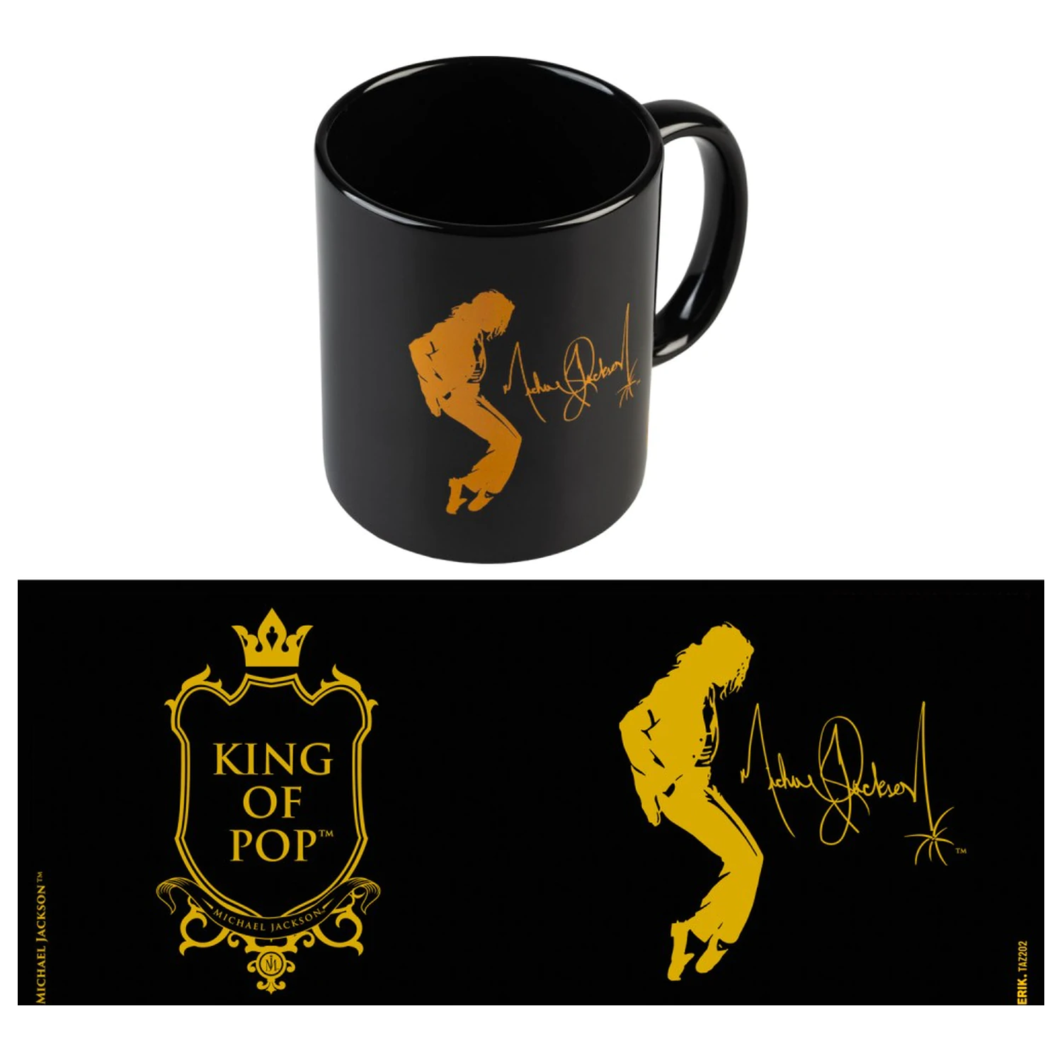Michael Jackson šalica King of Pop crna 350 ml fotografija proizvoda