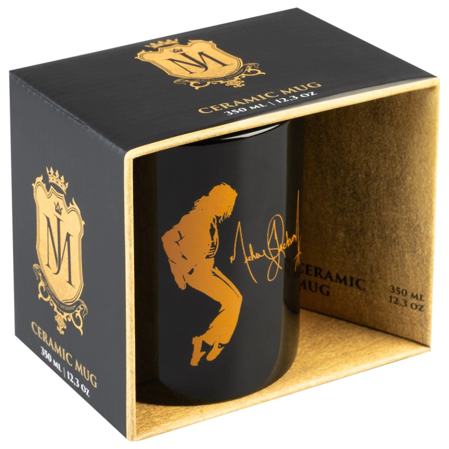 Michael Jackson šalica King of Pop crna 350 ml fotografija proizvoda