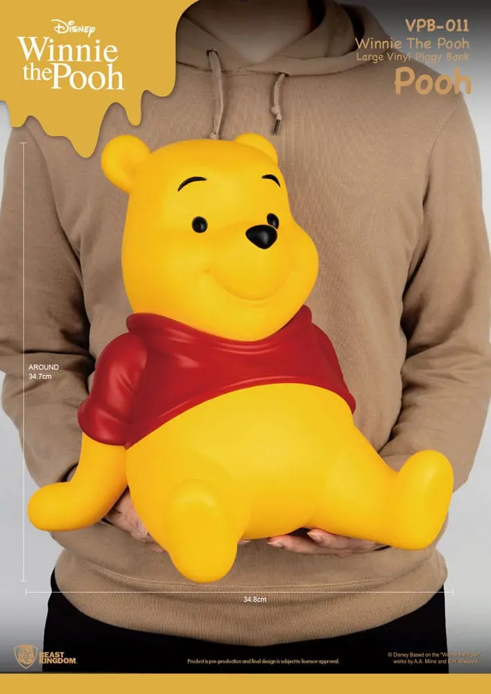 Winnie The Pooh Piggy Vinilna kasica Winnie 35 cm fotografija proizvoda