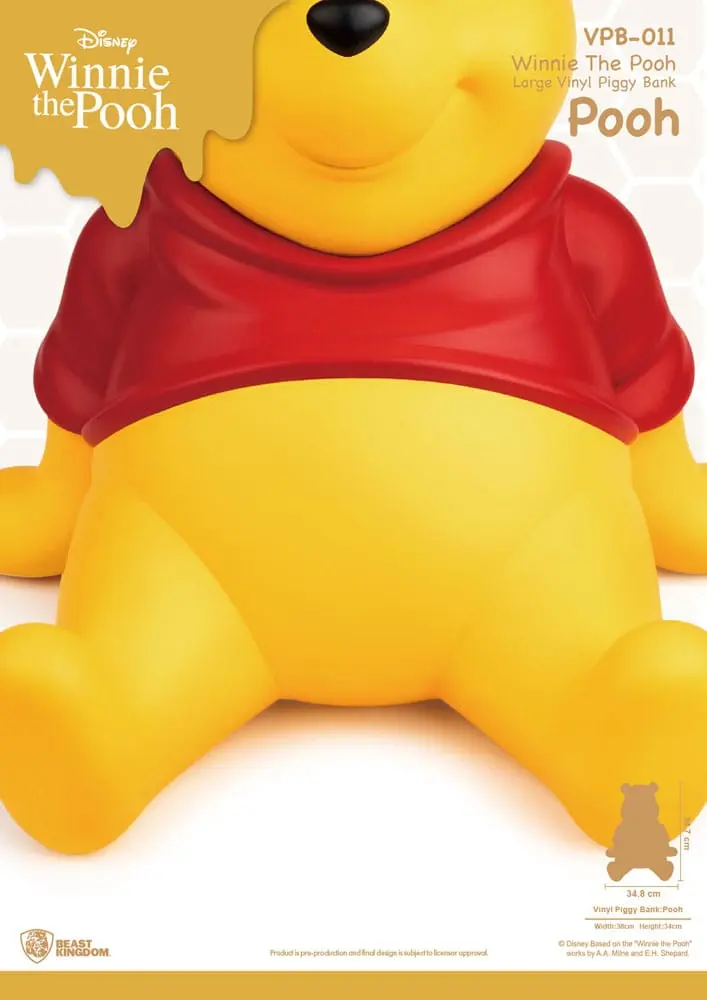 Winnie The Pooh Piggy Vinilna kasica Winnie 35 cm fotografija proizvoda