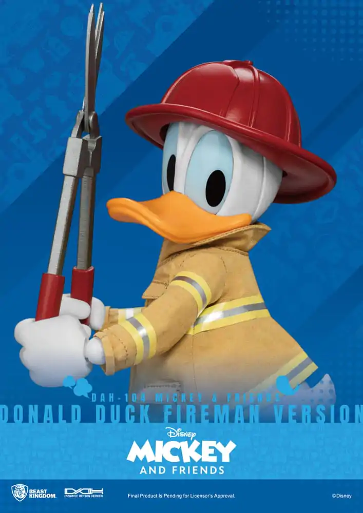 Mickey & Friends Dynamic 8ction Heroes akcijska figura 1/9 Donald Duck Fireman Ver. 24 cm fotografija proizvoda