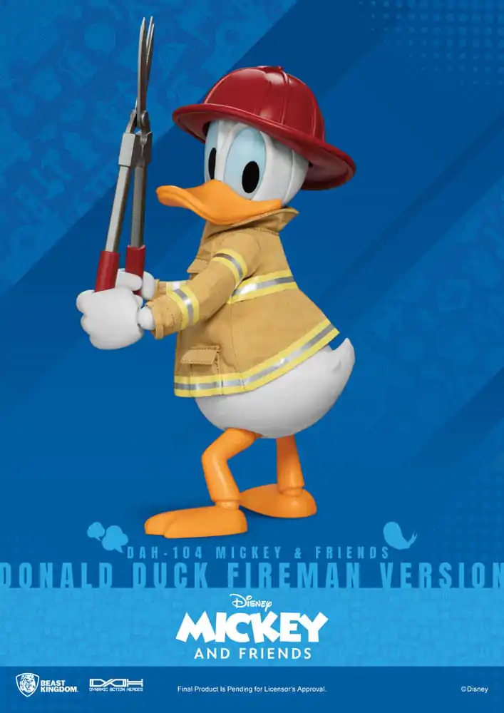 Mickey & Friends Dynamic 8ction Heroes akcijska figura 1/9 Donald Duck Fireman Ver. 24 cm fotografija proizvoda