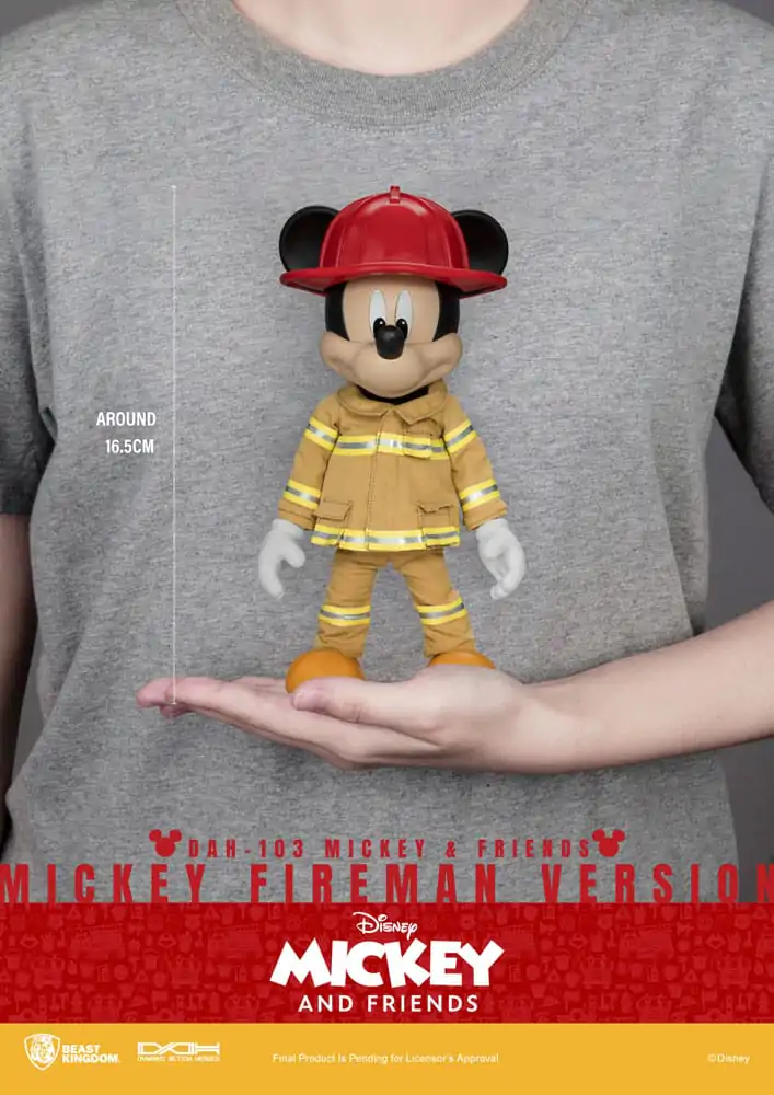 Mickey & Friends Dynamic 8ction Heroes akcijska figura 1/9 Mickey Fireman Ver. 24 cm fotografija proizvoda