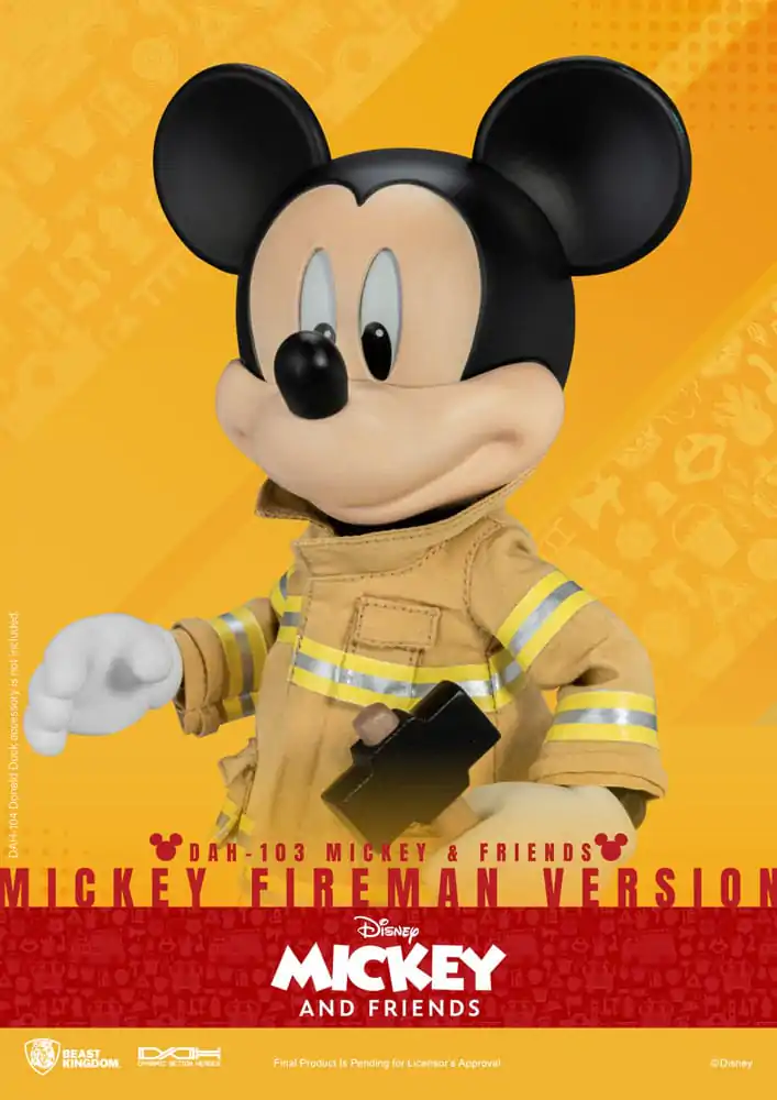 Mickey & Friends Dynamic 8ction Heroes akcijska figura 1/9 Mickey Fireman Ver. 24 cm fotografija proizvoda