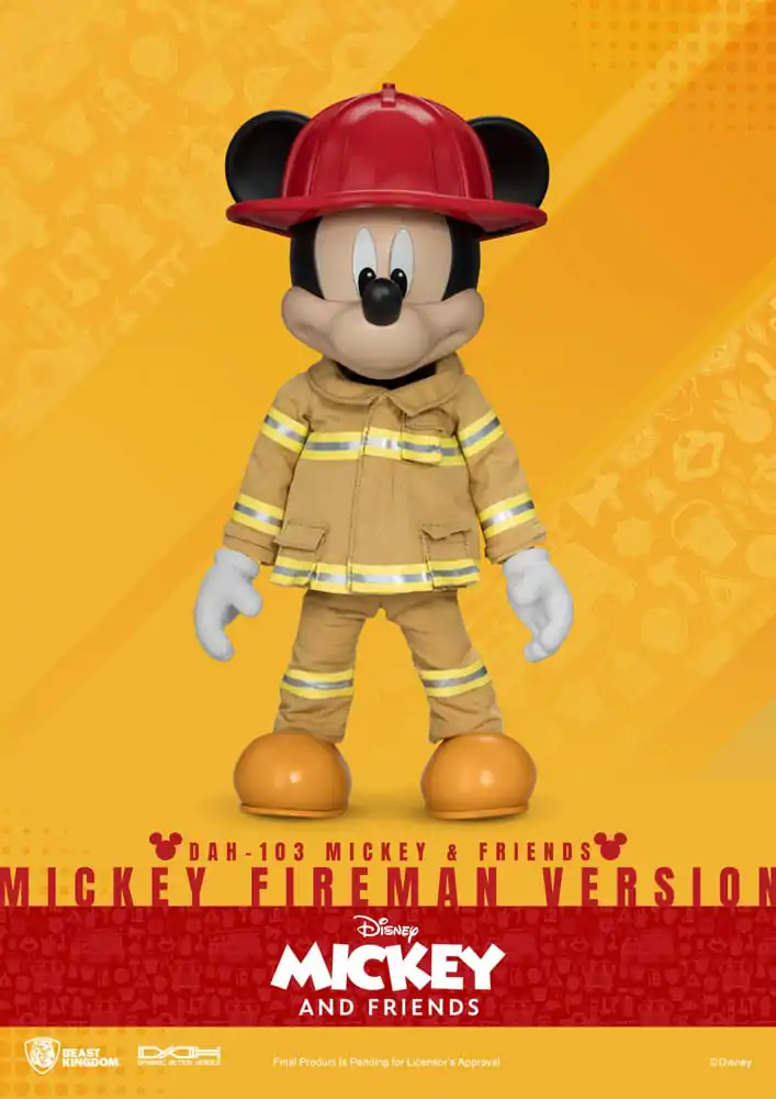 Mickey & Friends Dynamic 8ction Heroes akcijska figura 1/9 Mickey Fireman Ver. 24 cm fotografija proizvoda