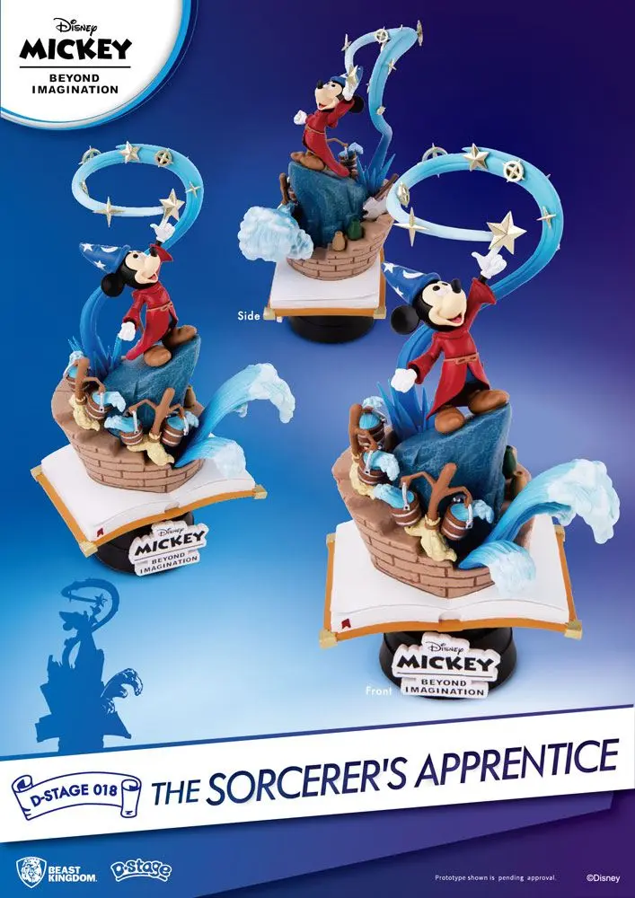 Mickey Beyond Imagination D-Stage PVC Diorama Čarobnjakov učenik 15 cm fotografija proizvoda