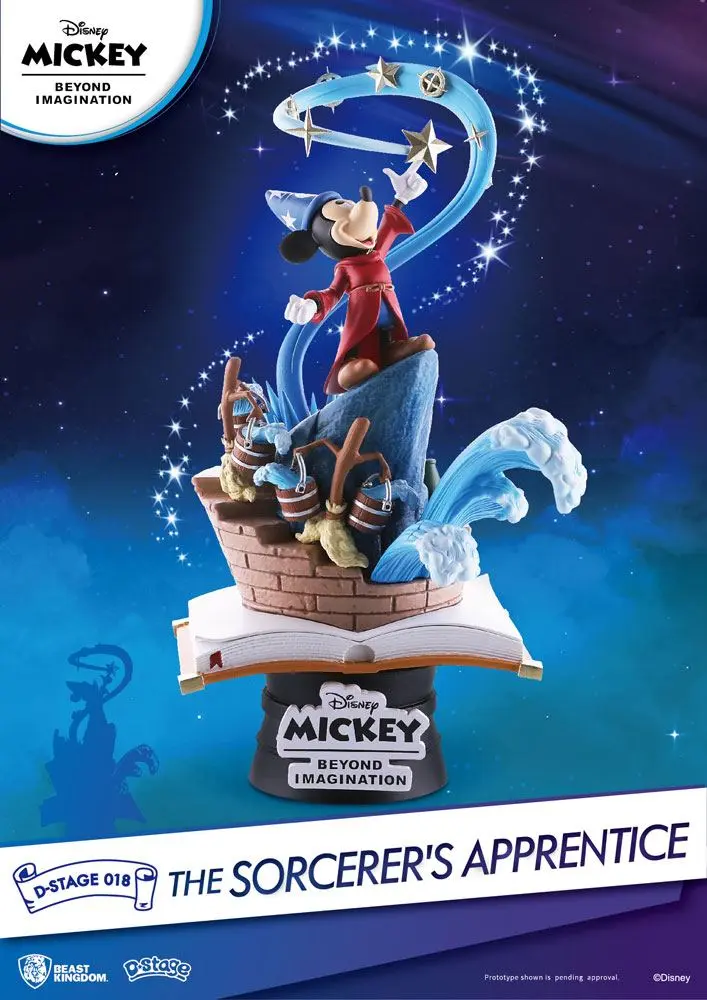 Mickey Beyond Imagination D-Stage PVC Diorama Čarobnjakov učenik 15 cm fotografija proizvoda