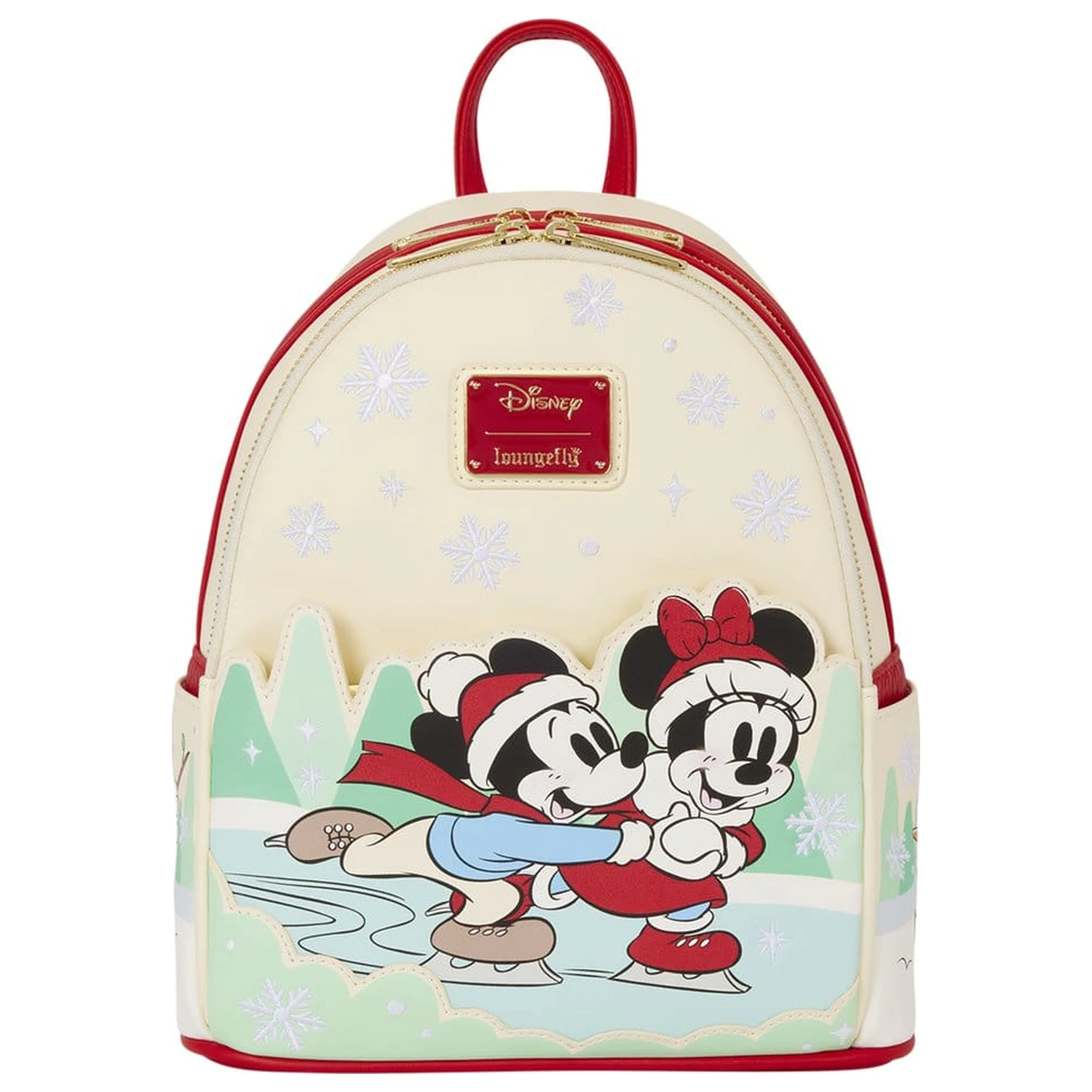 Mickey & Friends by Loungefly mini ruksak s držačem za traku za kosu Ice Skating fotografija proizvoda