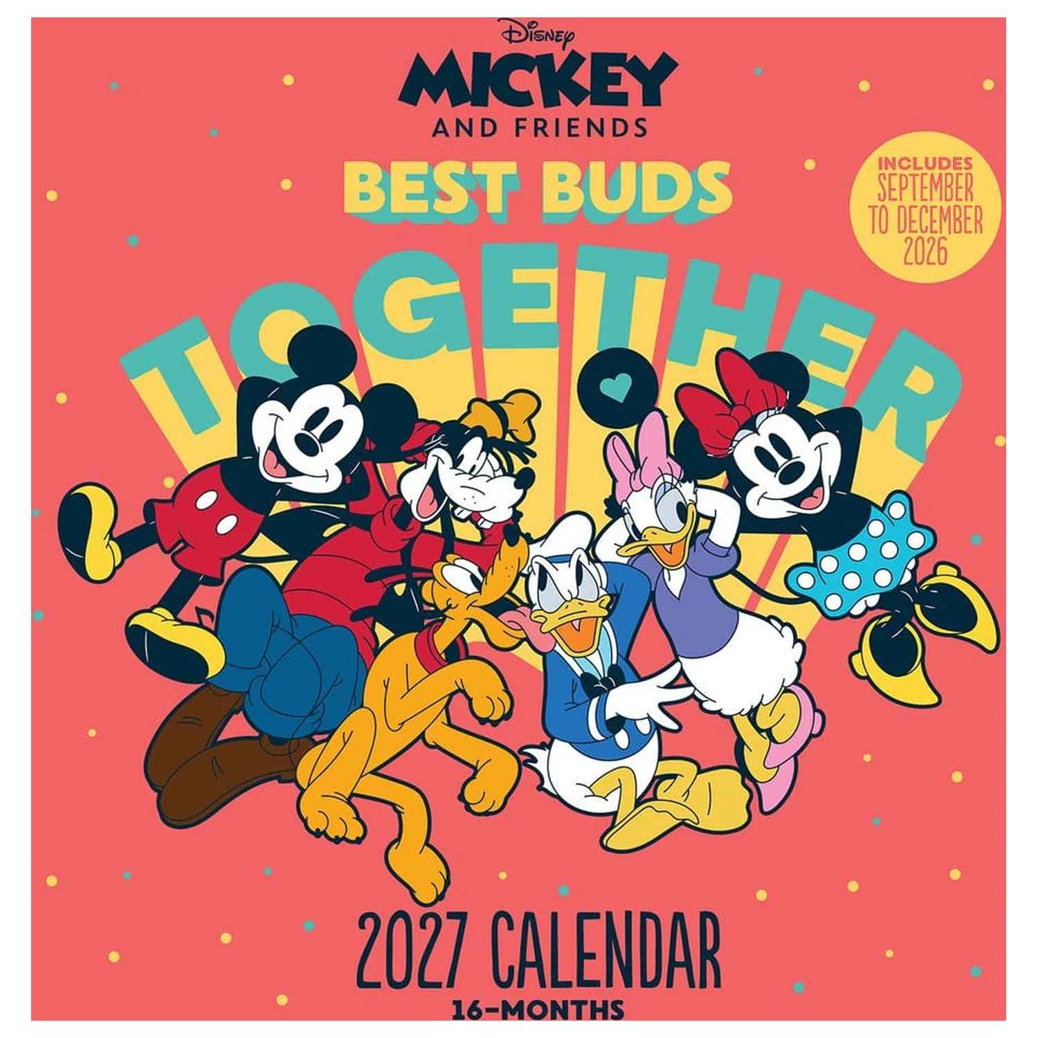 Mickey & Friends Kalendar 2027 30 x 30 cm fotografija proizvoda