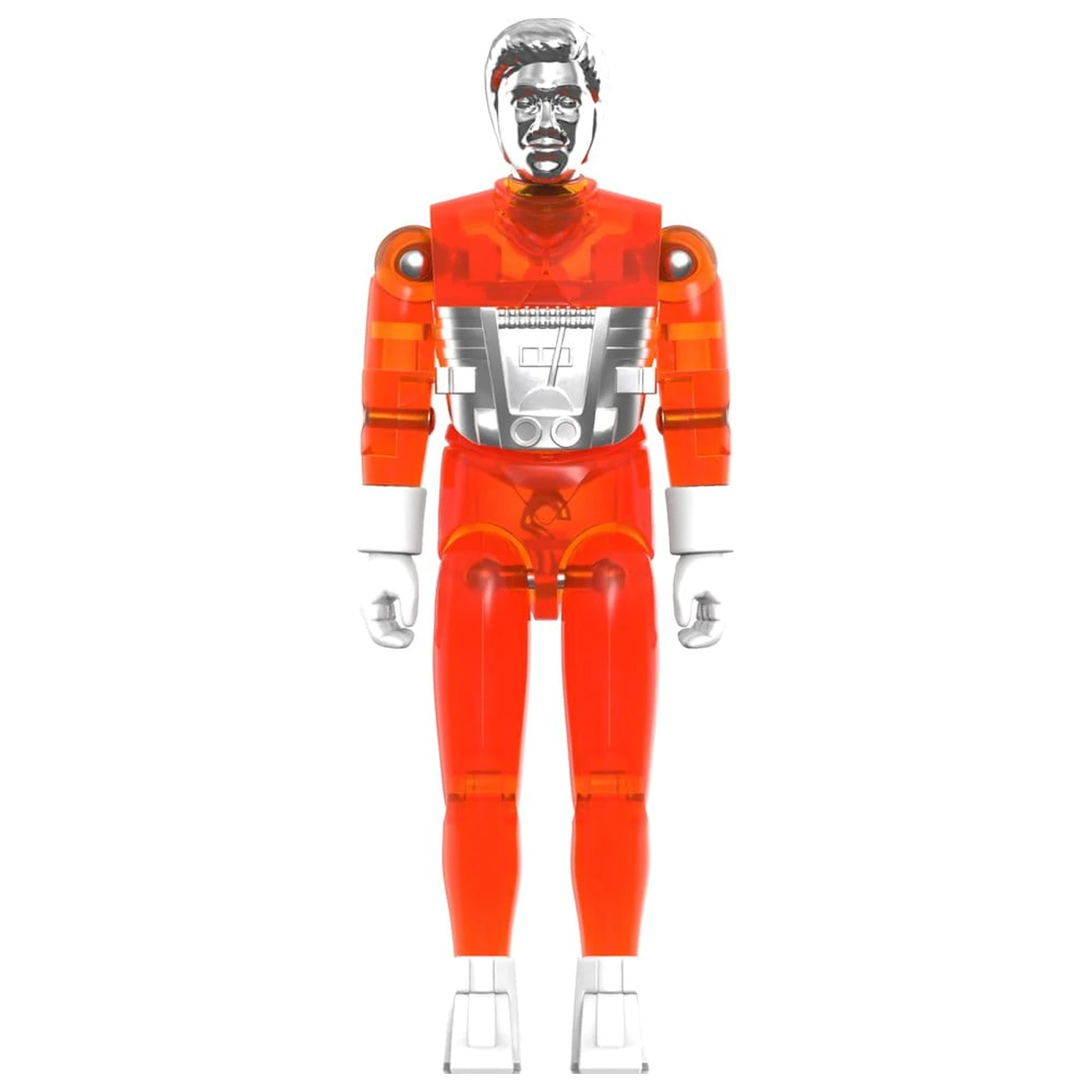Micronauts ReAction+ Akcijska figura Val 04 Time Traveler (prozirno narančasta) fotografija proizvoda