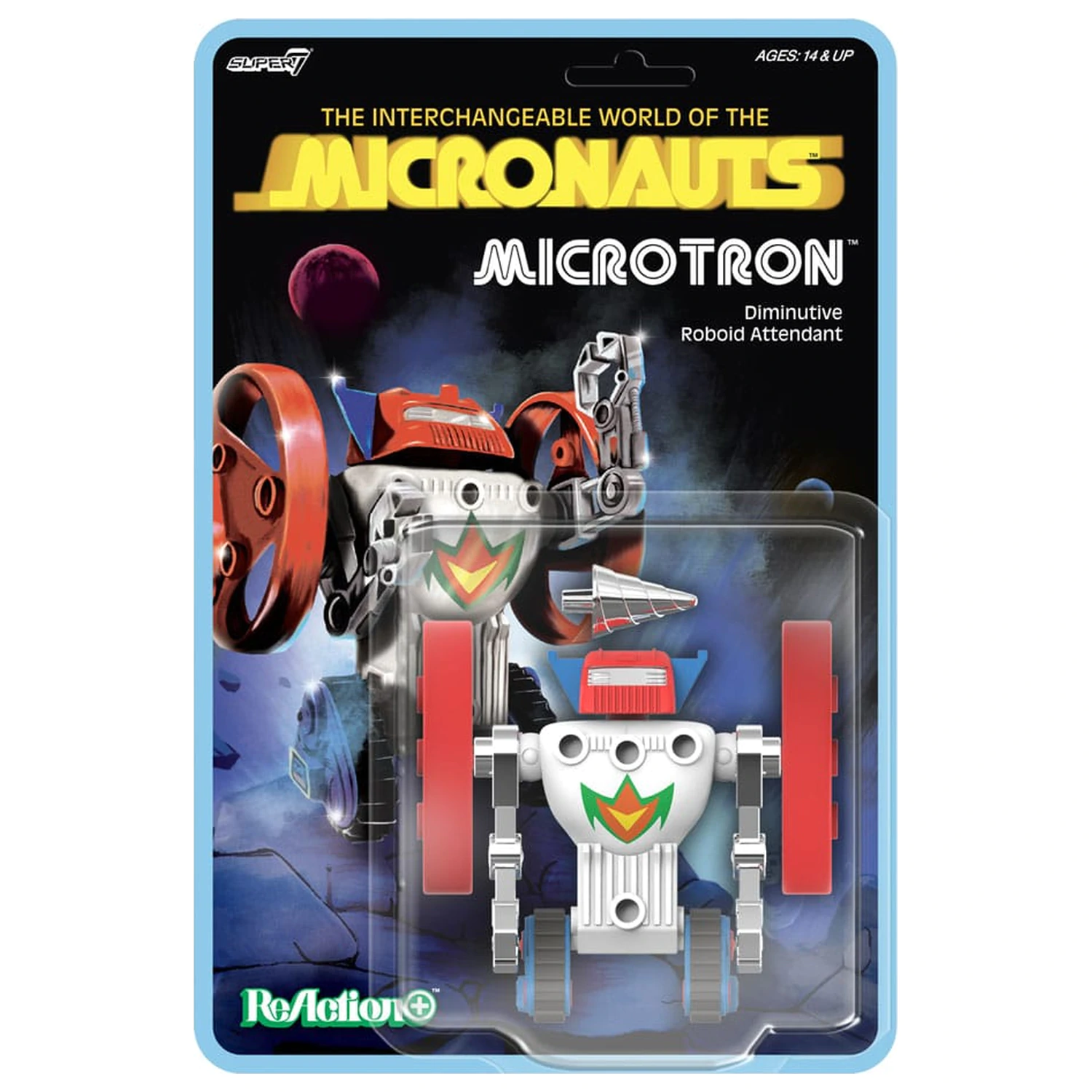 Micronauts ReAction+ akcijska figura Microtron 9 cm fotografija proizvoda
