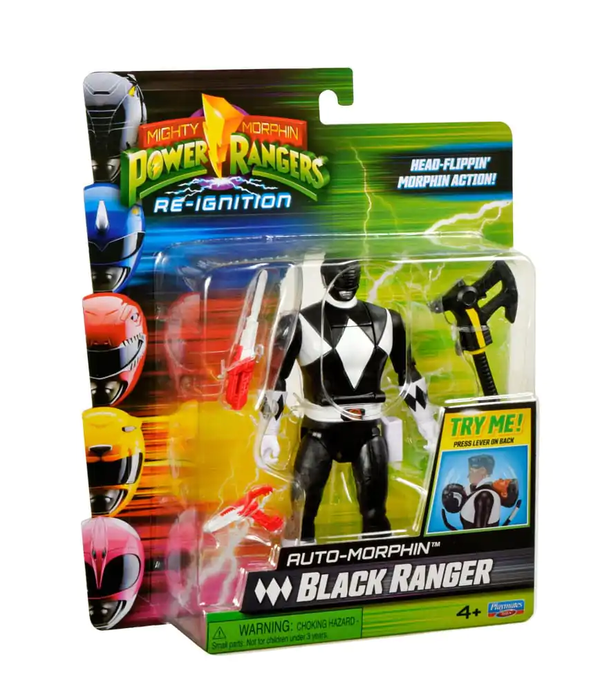 Mighty Morphin Power Rangers Action Figure Auto-Morphin Black Ranger 12 cm Figura fotografija proizvoda