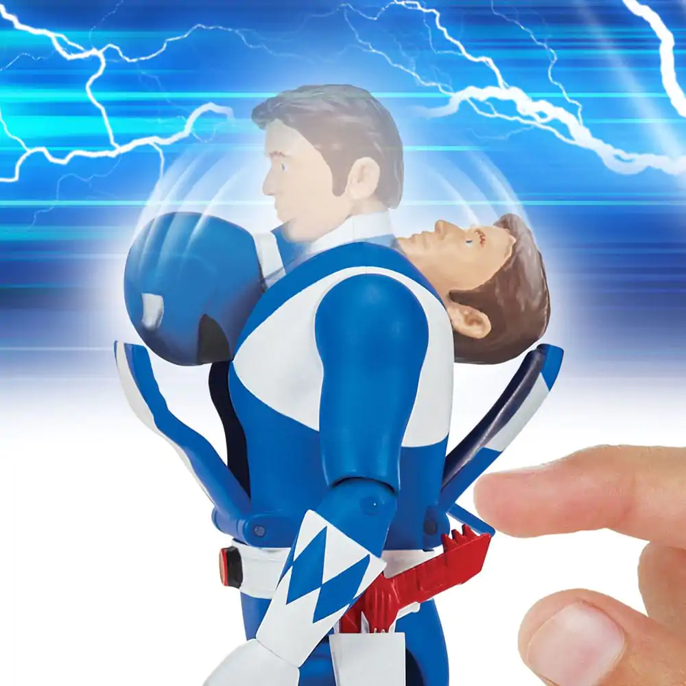 Mighty Morphin Power Rangers akcijska figura Auto-Morphin Blue Ranger 12 cm fotografija proizvoda