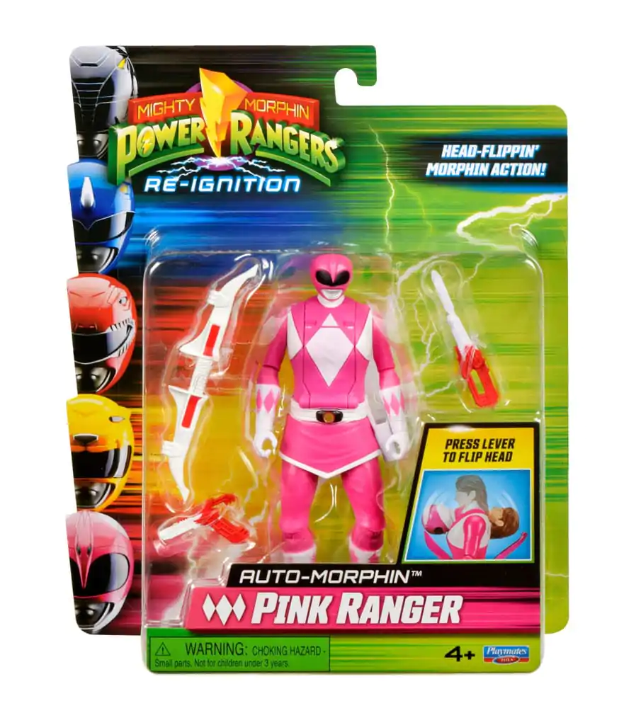 Mighty Morphin Power Rangers akcijska figura Auto-Morphin Pink Ranger 12 cm fotografija proizvoda