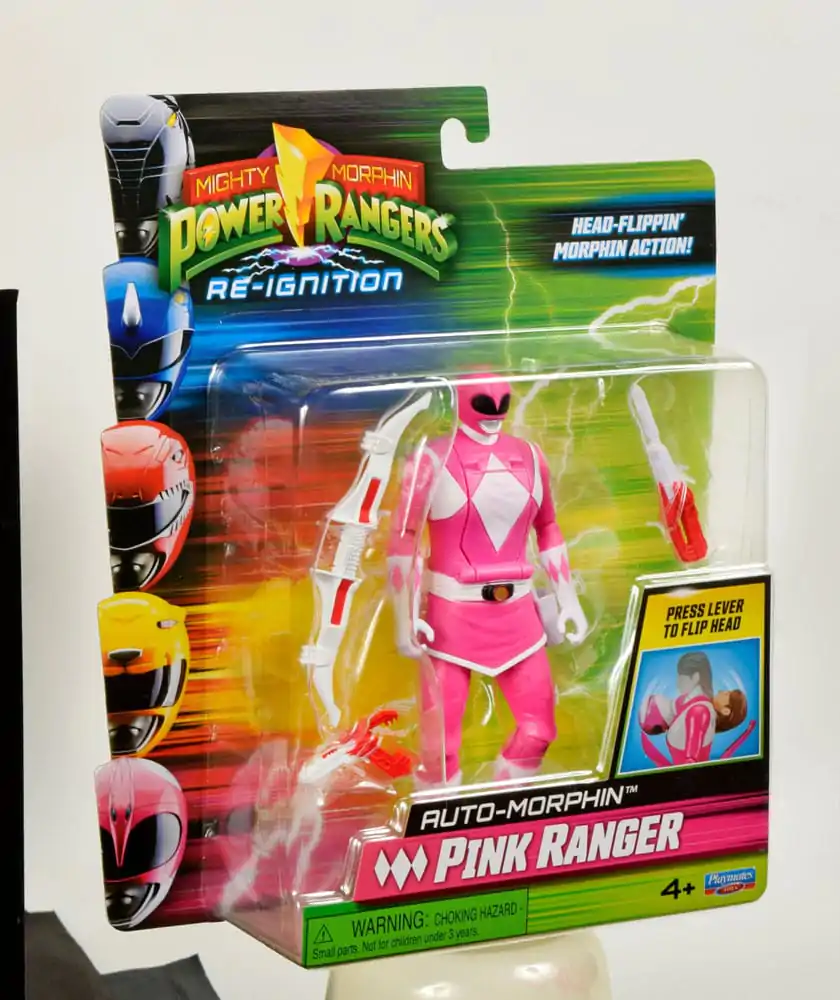 Mighty Morphin Power Rangers akcijska figura Auto-Morphin Pink Ranger 12 cm fotografija proizvoda