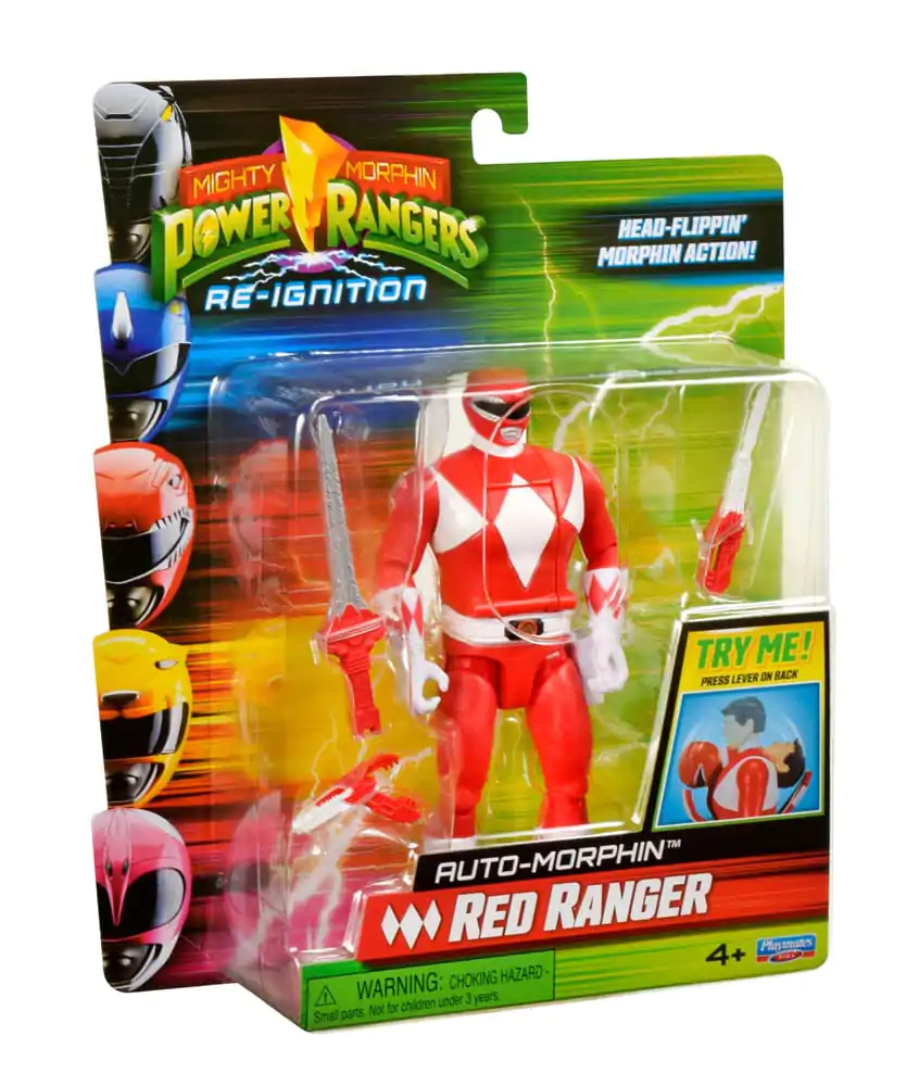 Mighty Morphin Power Rangers Action Figure Auto-Morphin Red Ranger 12 cm Figura fotografija proizvoda
