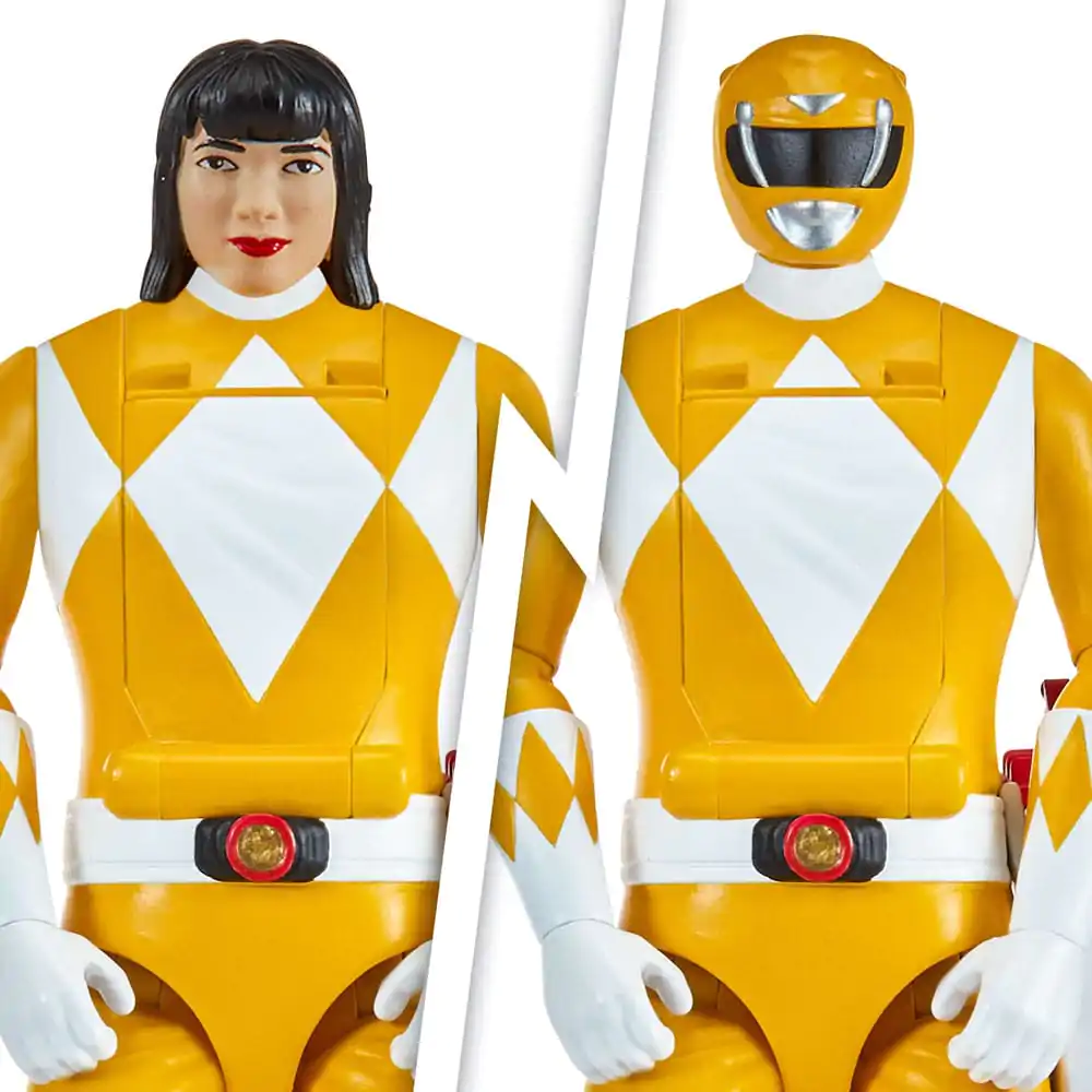 Mighty Morphin Power Rangers Action Figure Auto-Morphin Yellow Ranger 12 cm Akcijska Figura fotografija proizvoda