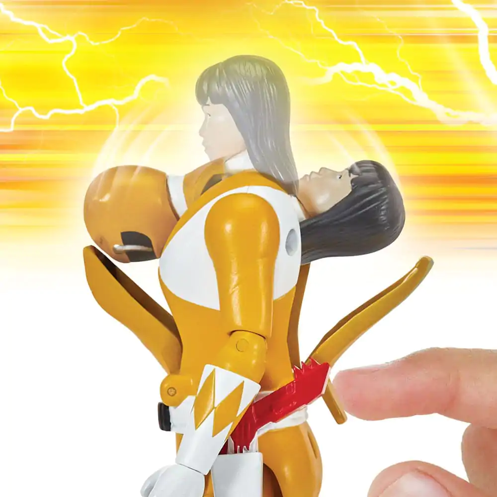 Mighty Morphin Power Rangers Action Figure Auto-Morphin Yellow Ranger 12 cm Akcijska Figura fotografija proizvoda
