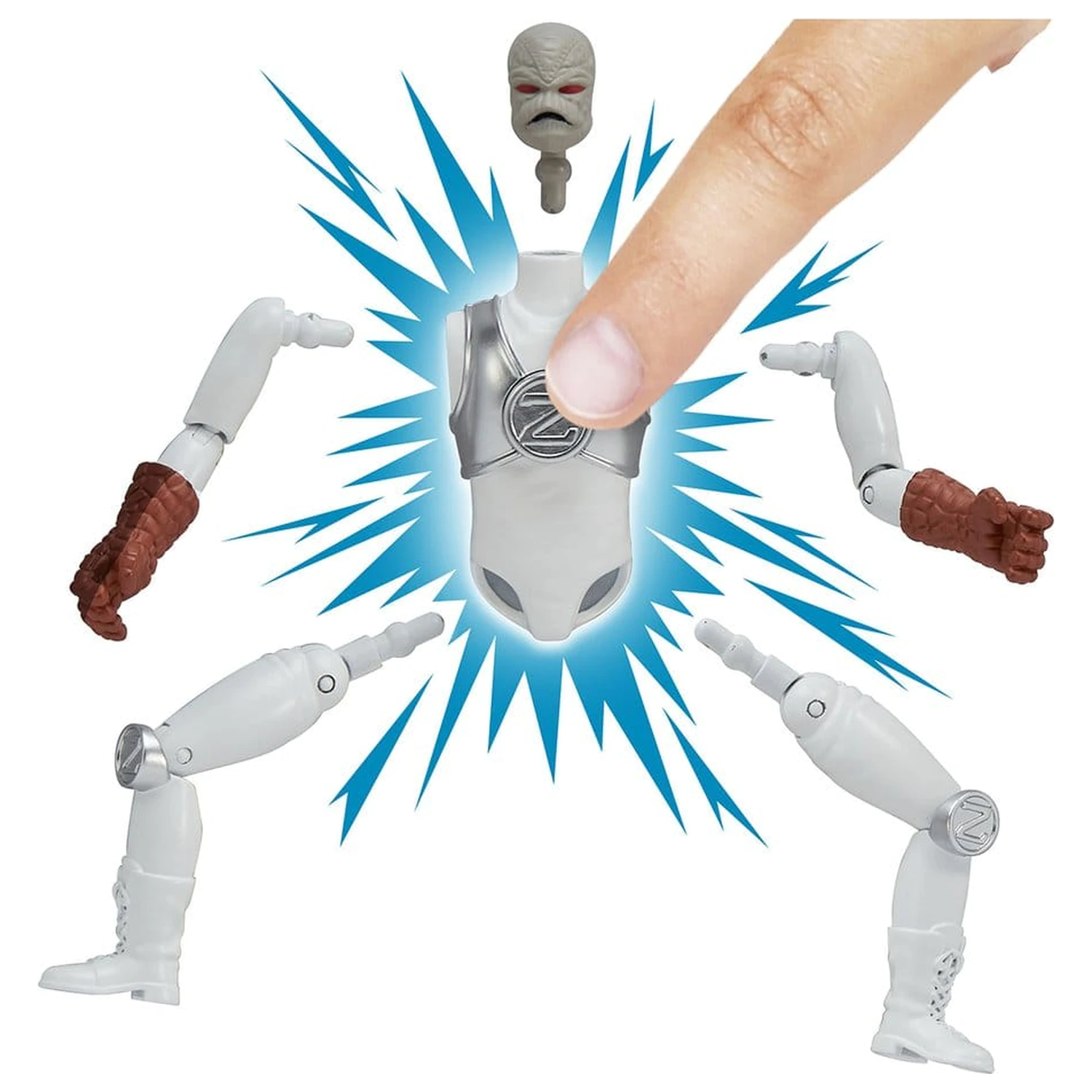 Mighty Morphin Power Rangers Osnovna akcijska figura Z-Putty fotografija proizvoda