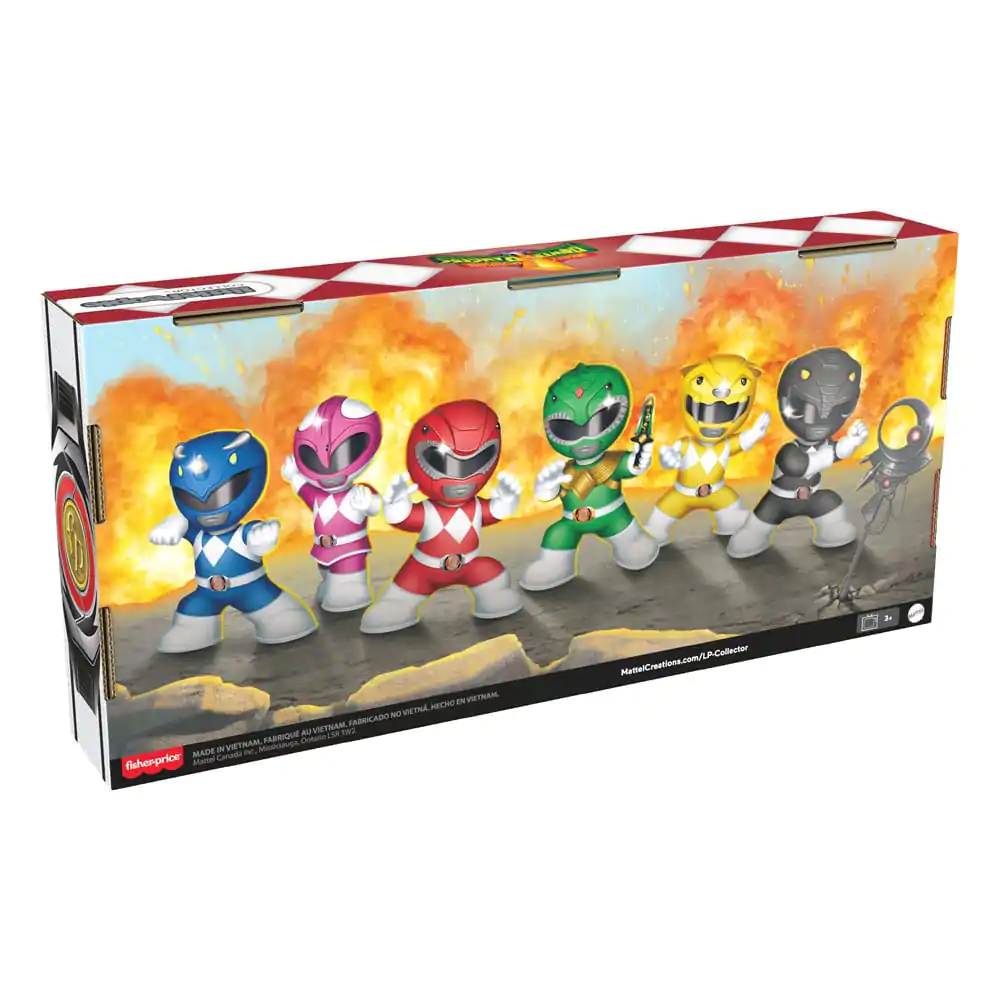 Mighty Morphin Power Rangers Fisher-Price Little People Collector Mini Figure 6-Pack 7 cm fotografija proizvoda