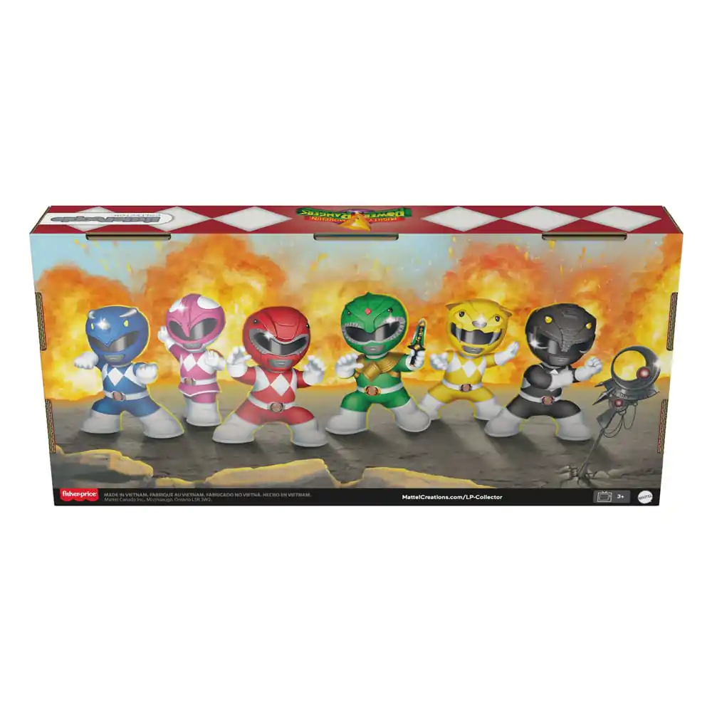 Mighty Morphin Power Rangers Fisher-Price Little People Collector Mini Figure 6-Pack 7 cm fotografija proizvoda