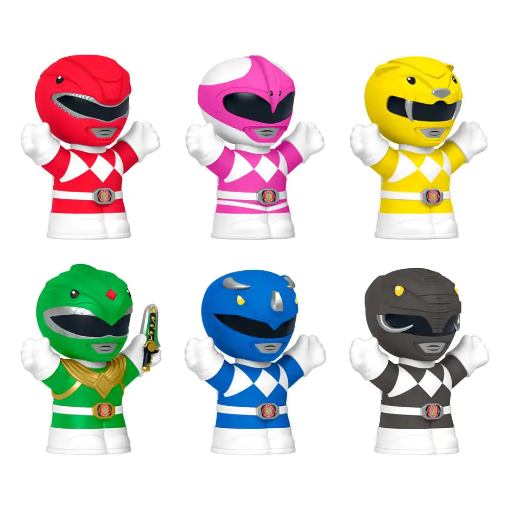 Mighty Morphin Power Rangers Fisher-Price Little People Collector Mini Figure 6-Pack 7 cm fotografija proizvoda