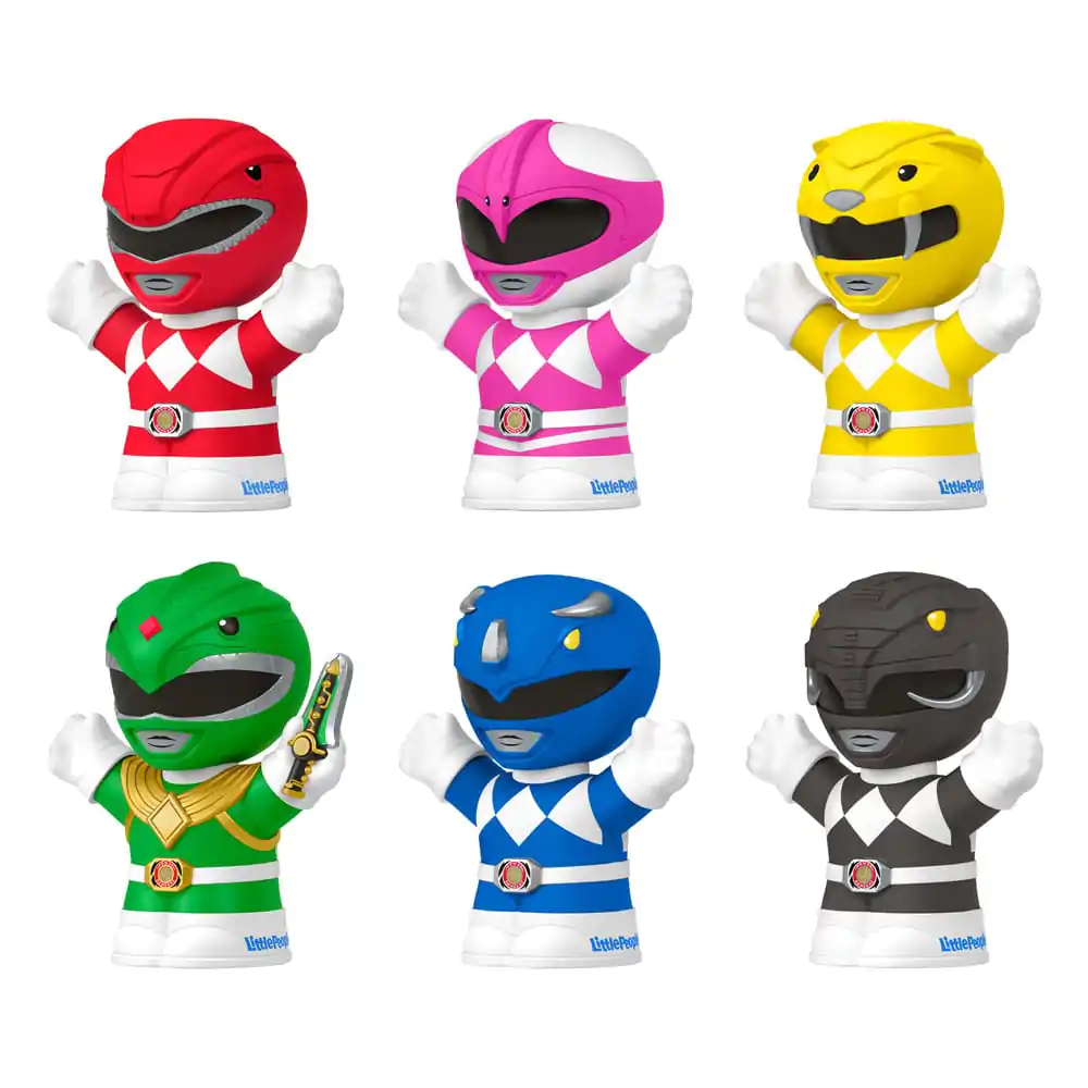 Mighty Morphin Power Rangers Fisher-Price Little People Collector Mini Figure 6-Pack 7 cm fotografija proizvoda