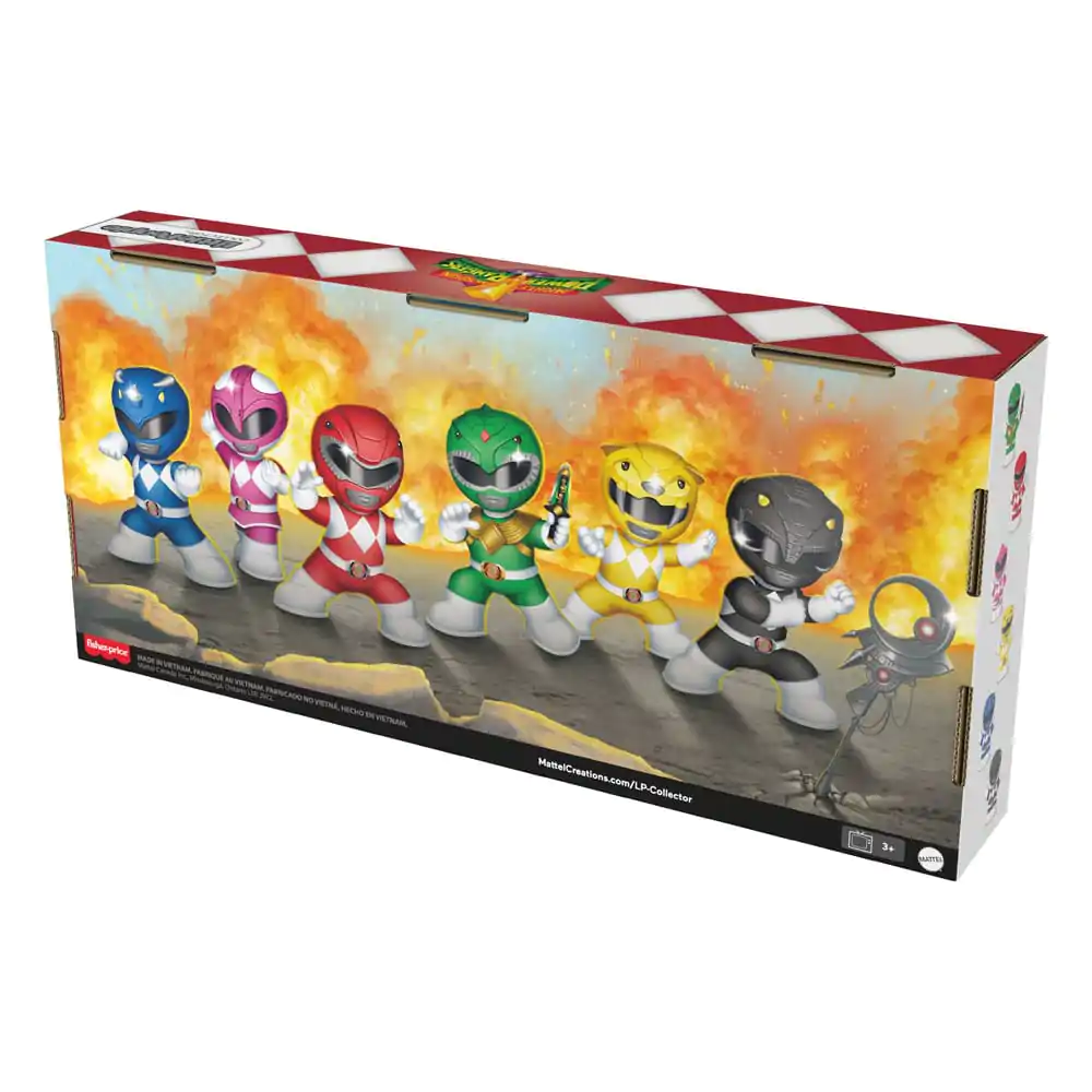 Mighty Morphin Power Rangers Fisher-Price Little People Collector Mini Figure 6-Pack 7 cm fotografija proizvoda