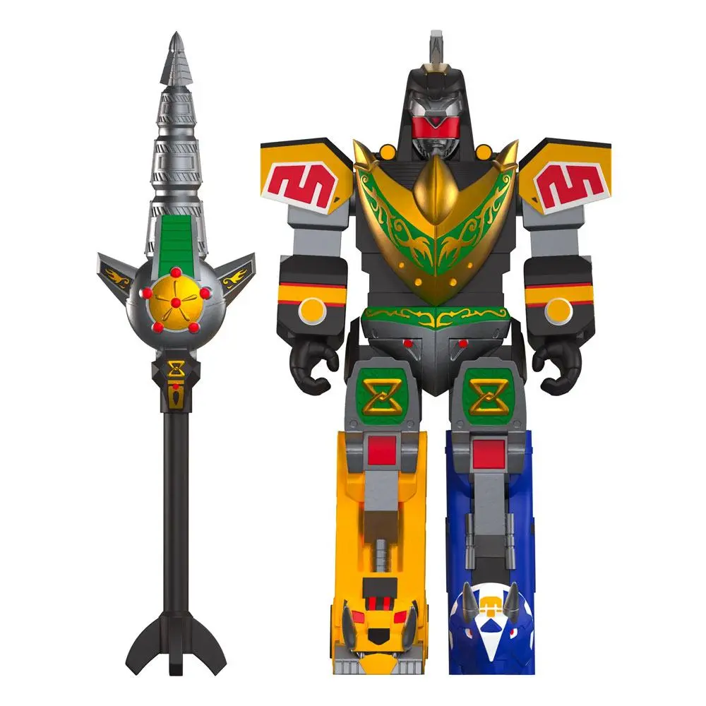 Mighty Morphin Power Rangers ReAction akcijska figura Wave 3 DragonZord (Battle Mode) 15 cm fotografija proizvoda