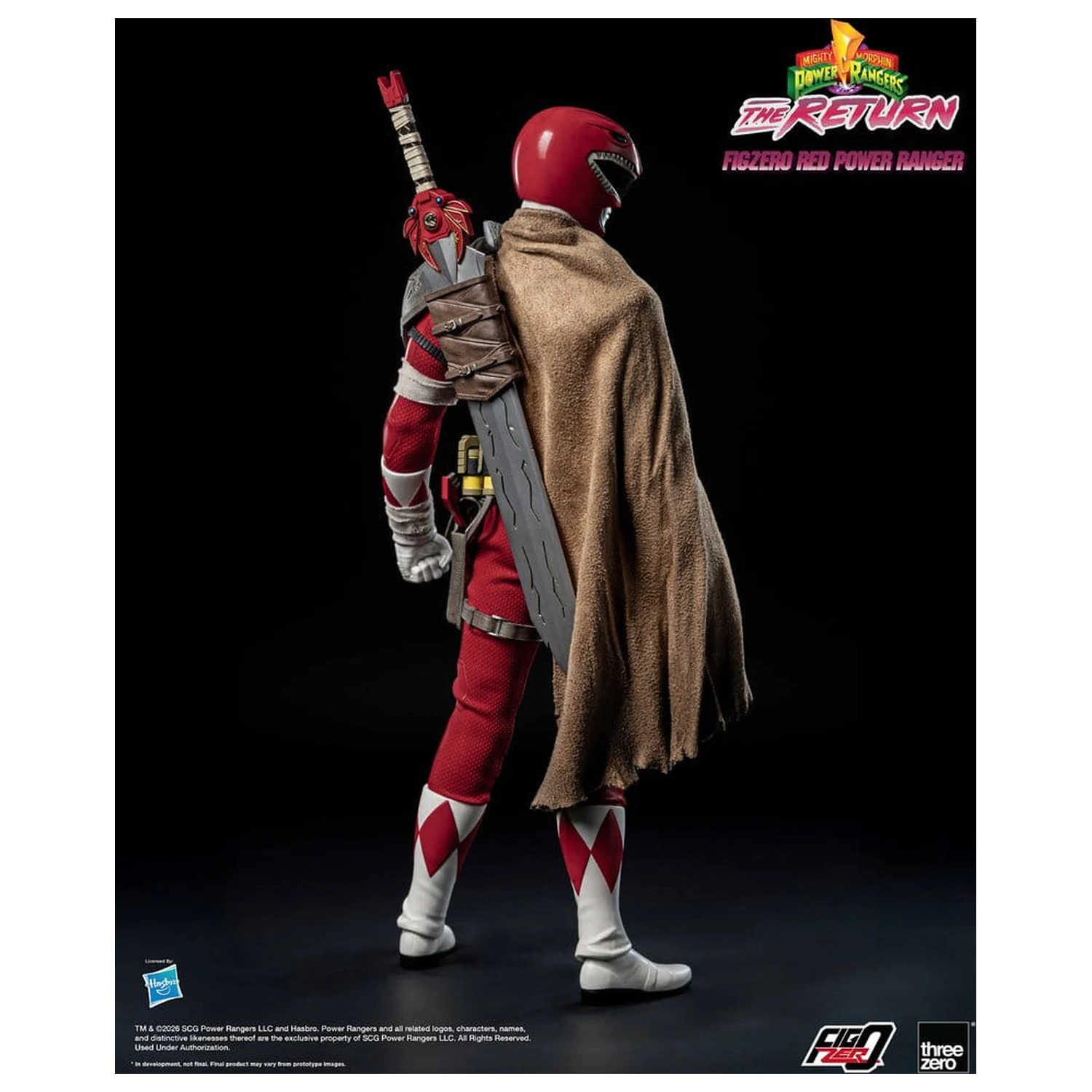 Mighty Morphin Power Rangers: The Return FigZero Action Figure 1/6 Red Power Ranger 31 cm fotografija proizvoda