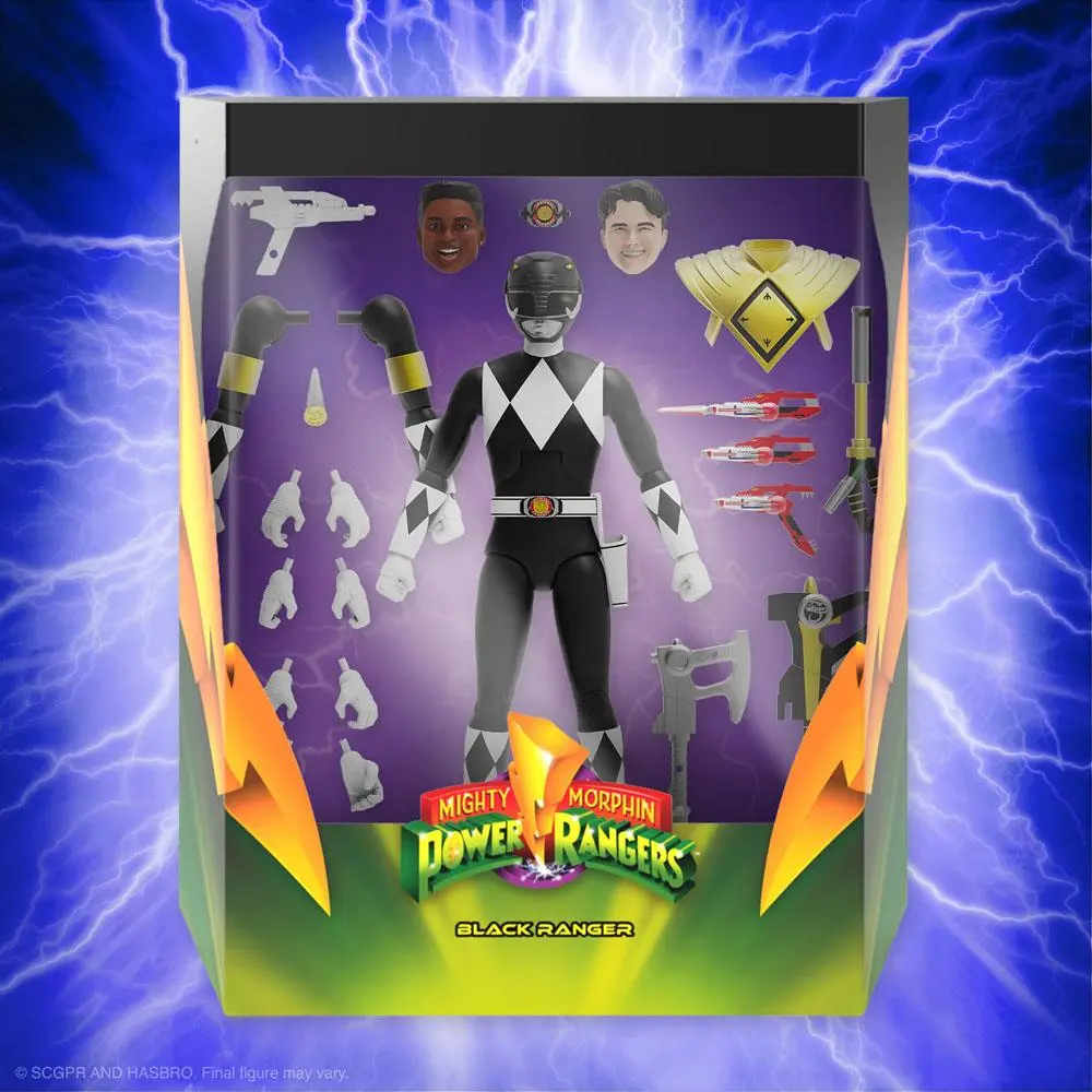 Mighty Morphin Power Rangers Ultimates akcijska figura Black Ranger 18 cm fotografija proizvoda