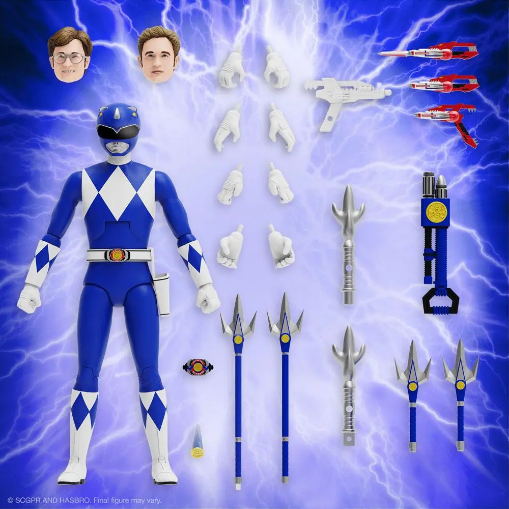 Mighty Morphin Power Rangers Ultimates akcijska figura Blue Ranger 18 cm fotografija proizvoda