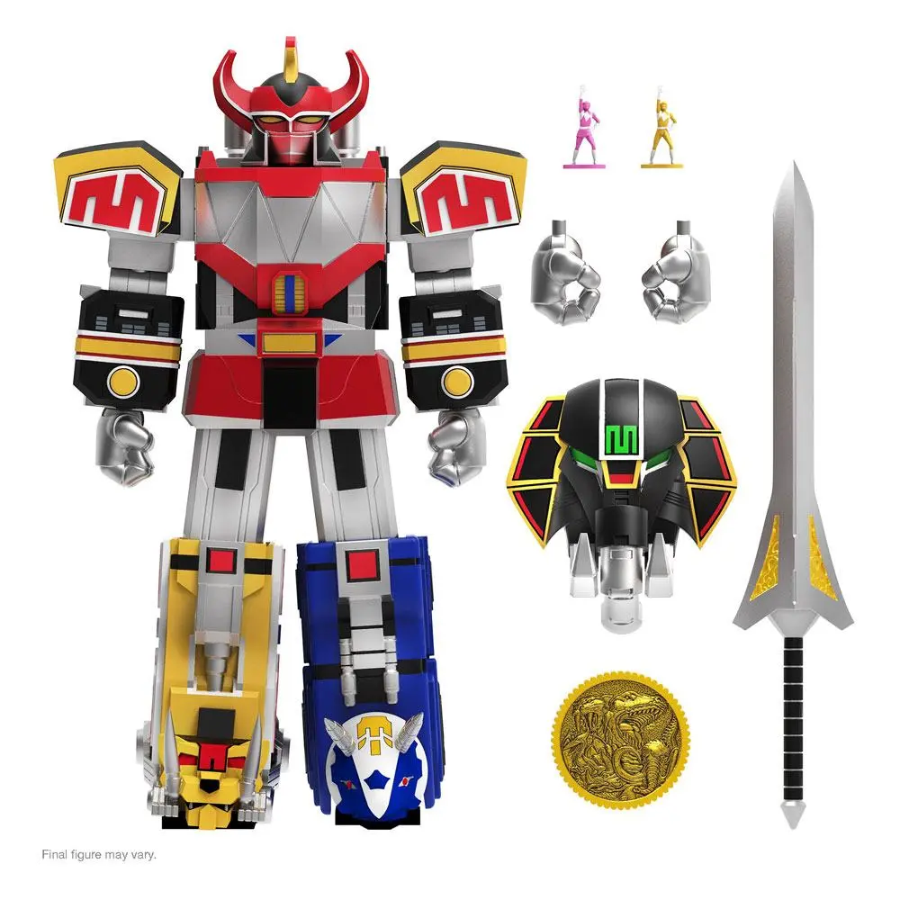 Mighty Morphin Power Rangers Ultimates akcijska figura Dino Megazord 20 cm fotografija proizvoda