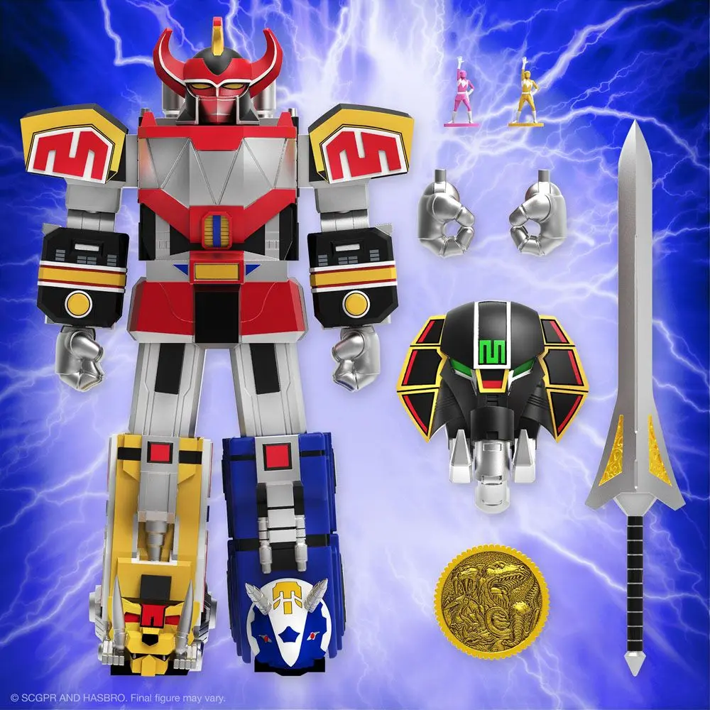 Mighty Morphin Power Rangers Ultimates akcijska figura Dino Megazord 20 cm fotografija proizvoda