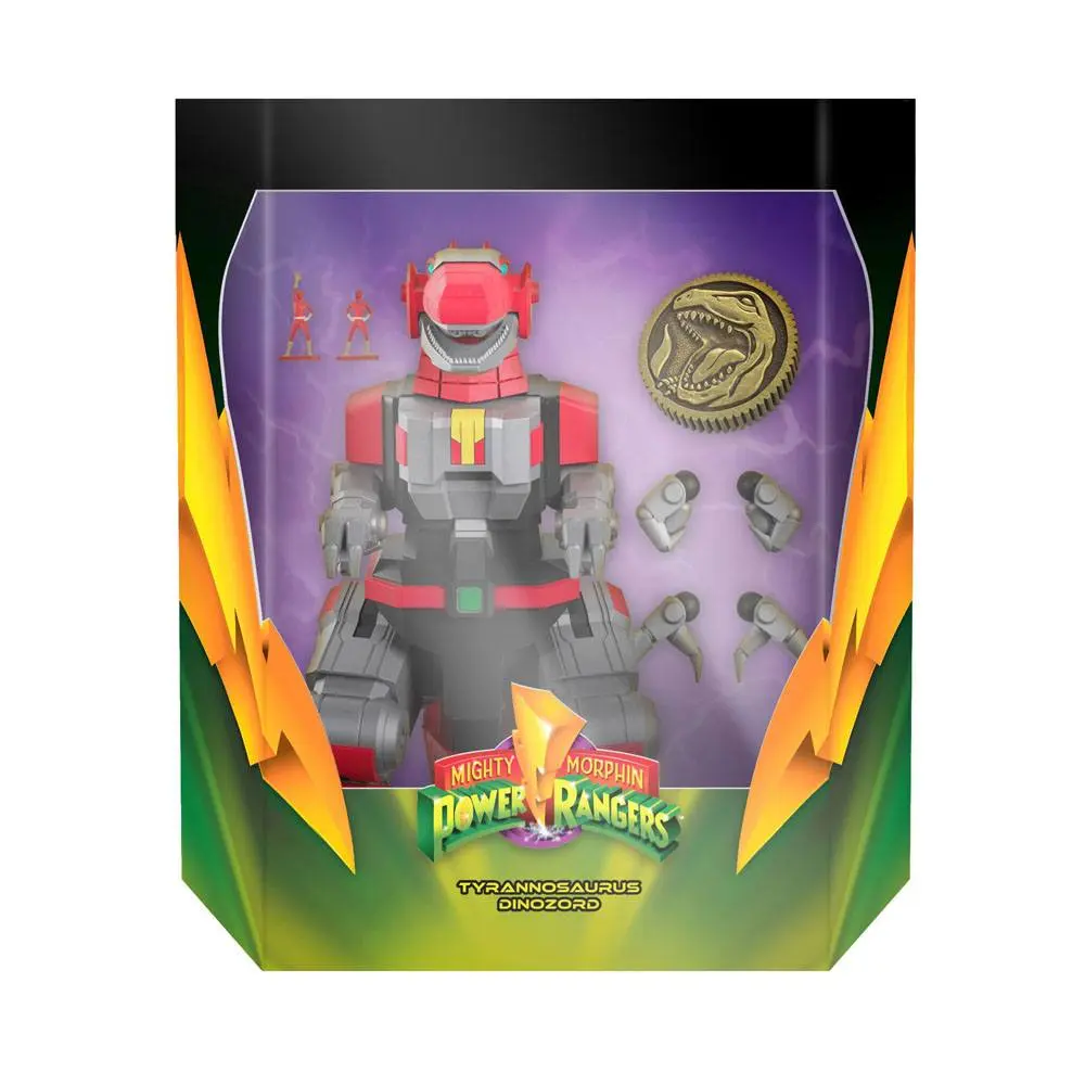 Mighty Morphin Power Rangers Ultimates akcijska figura Tyrannosaurus Dinozord 20 cm fotografija proizvoda