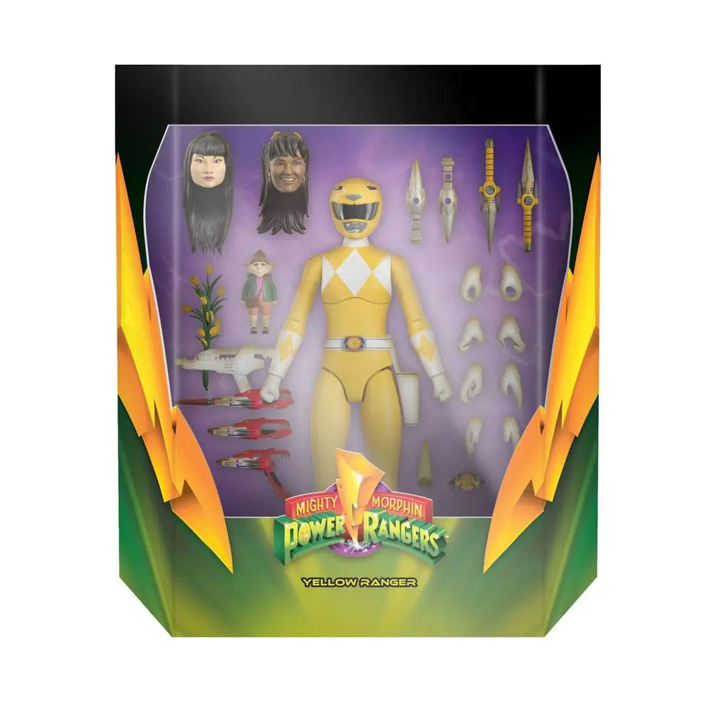 Mighty Morphin Power Rangers Ultimates akcijska figura Yellow Ranger 18 cm fotografija proizvoda