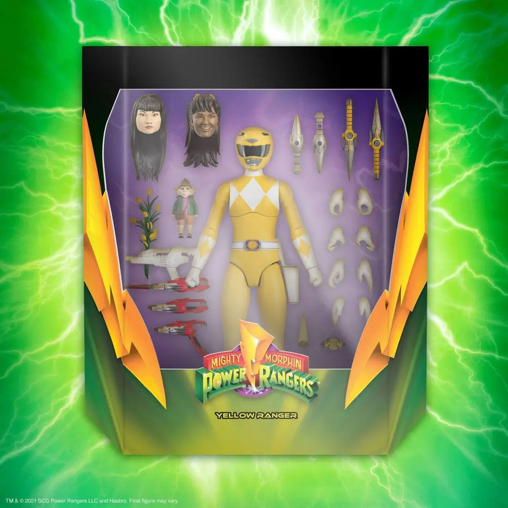 Mighty Morphin Power Rangers Ultimates akcijska figura Yellow Ranger 18 cm fotografija proizvoda