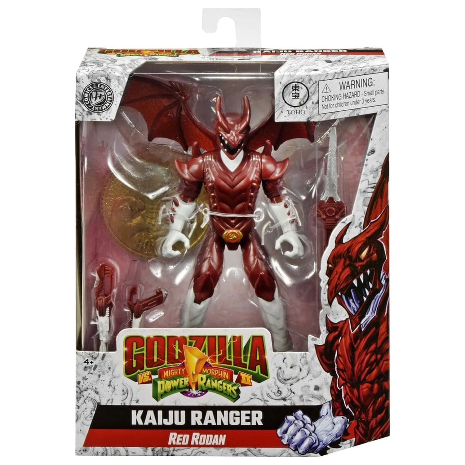 Mighty Morphin Power Rangers x Godzilla Akcijska figura Red Rodan fotografija proizvoda